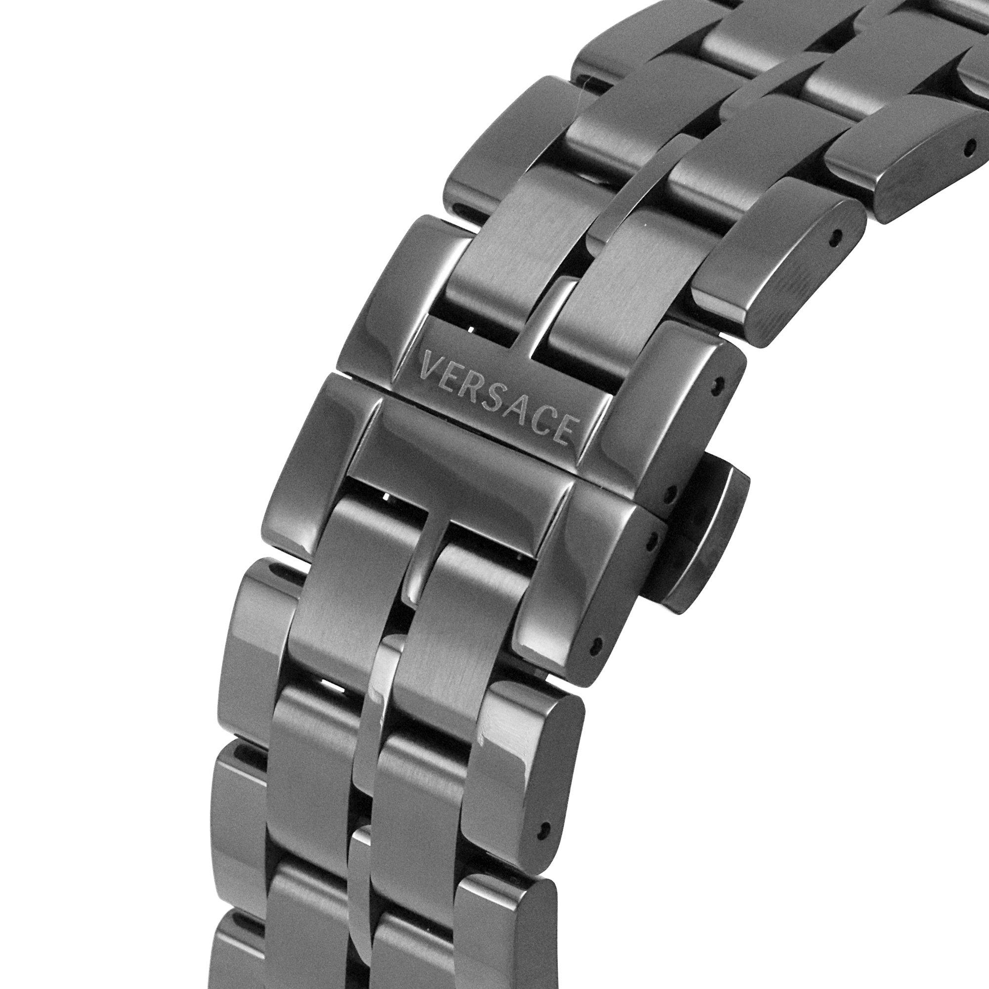 Gry - Versace - Greca Chrono Plated Stainless Steel Luxury Analogue Watch - 7