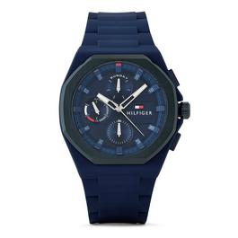 Tommy Hilfiger Unknown Tommy Hilfiger Red Men'S Silicone Strap Watch