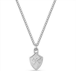 Police Heritage Crest Stainless Steel Necklace