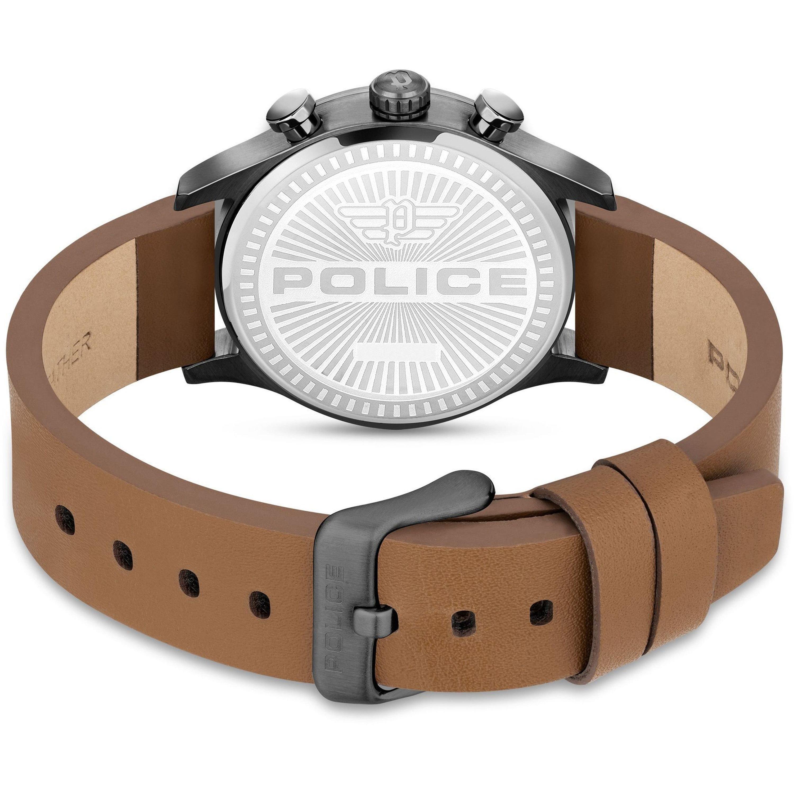 Blck - Police - Stainless Steel Fashion Analogue Quartz Watch - 2