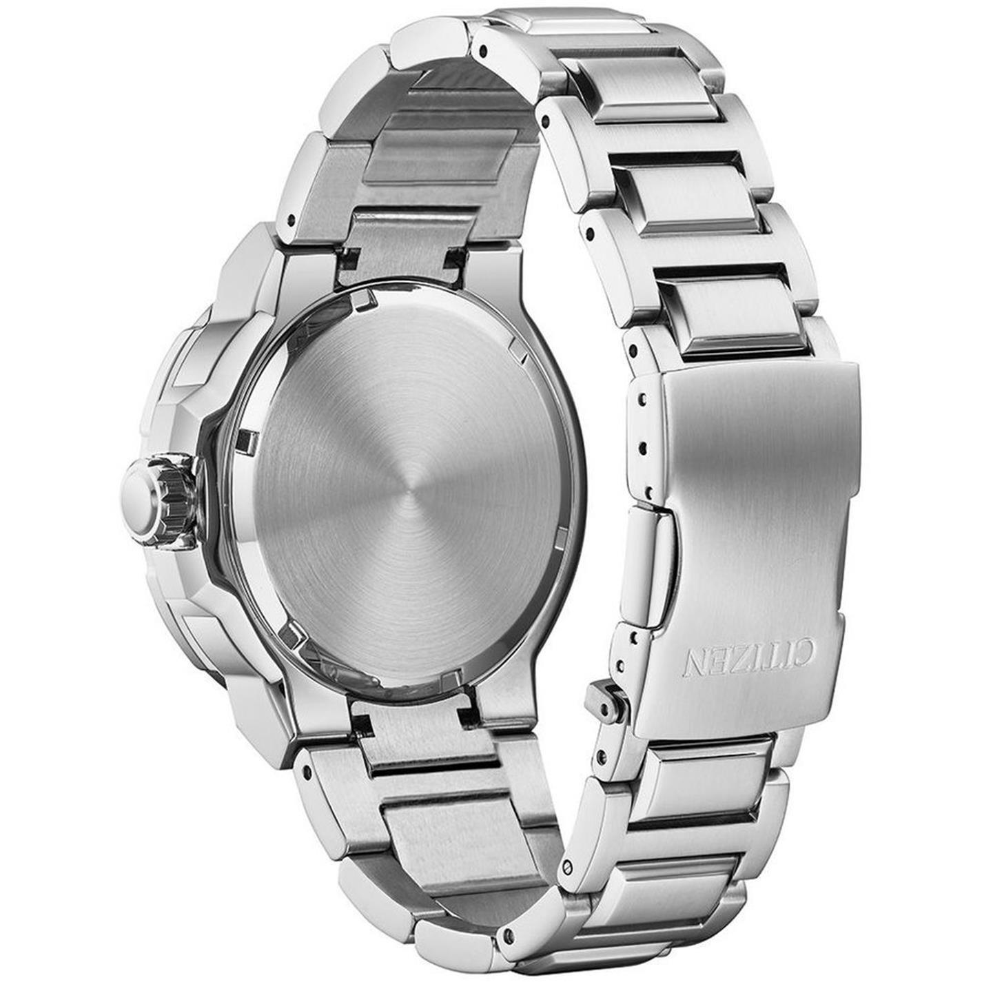 Slvr - Citizen - Endeavour Stainless Steel Classic Eco Drive Watch AW1428-53X - 2