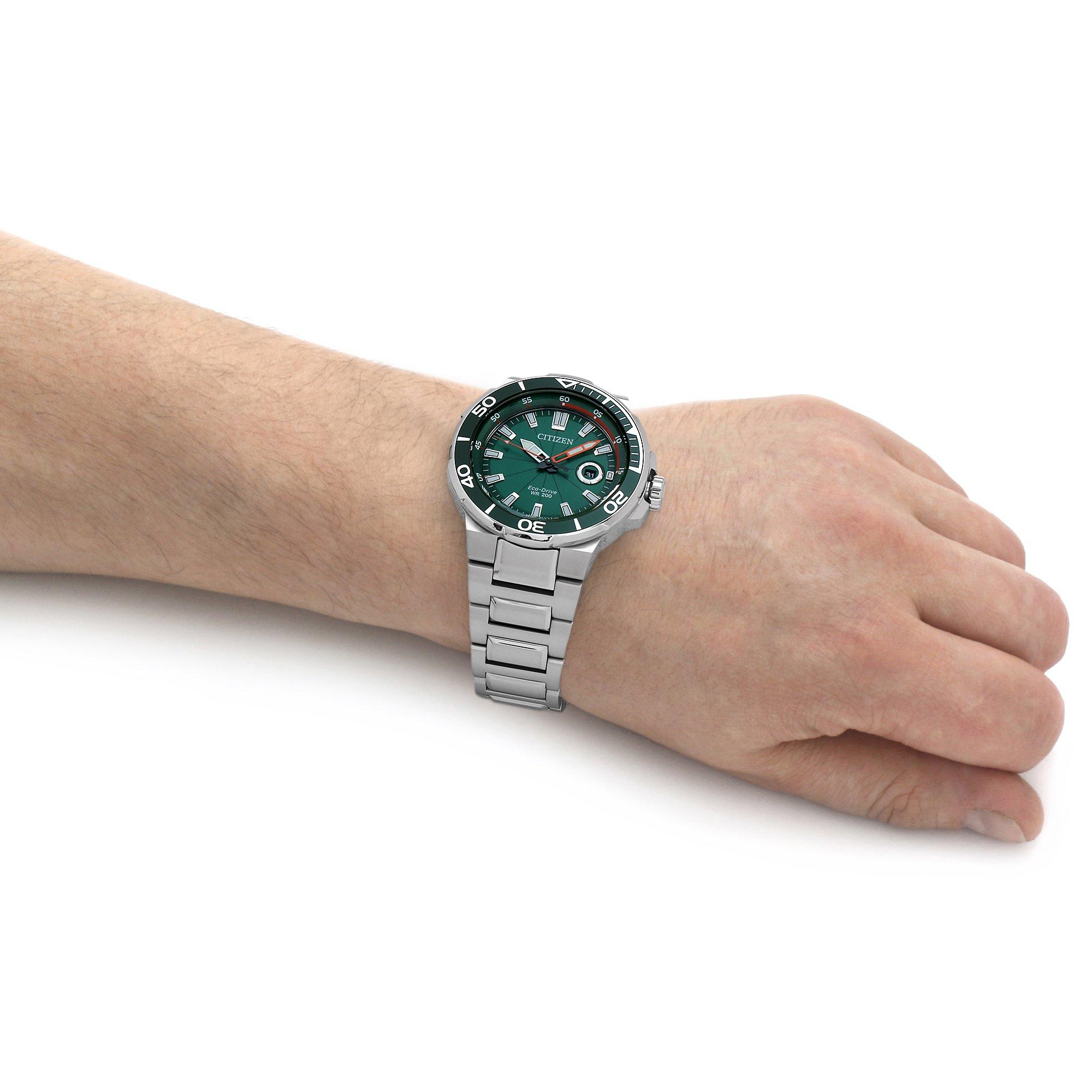 Slvr - Citizen - Endeavour Stainless Steel Classic Eco Drive Watch AW1428-53X - 4