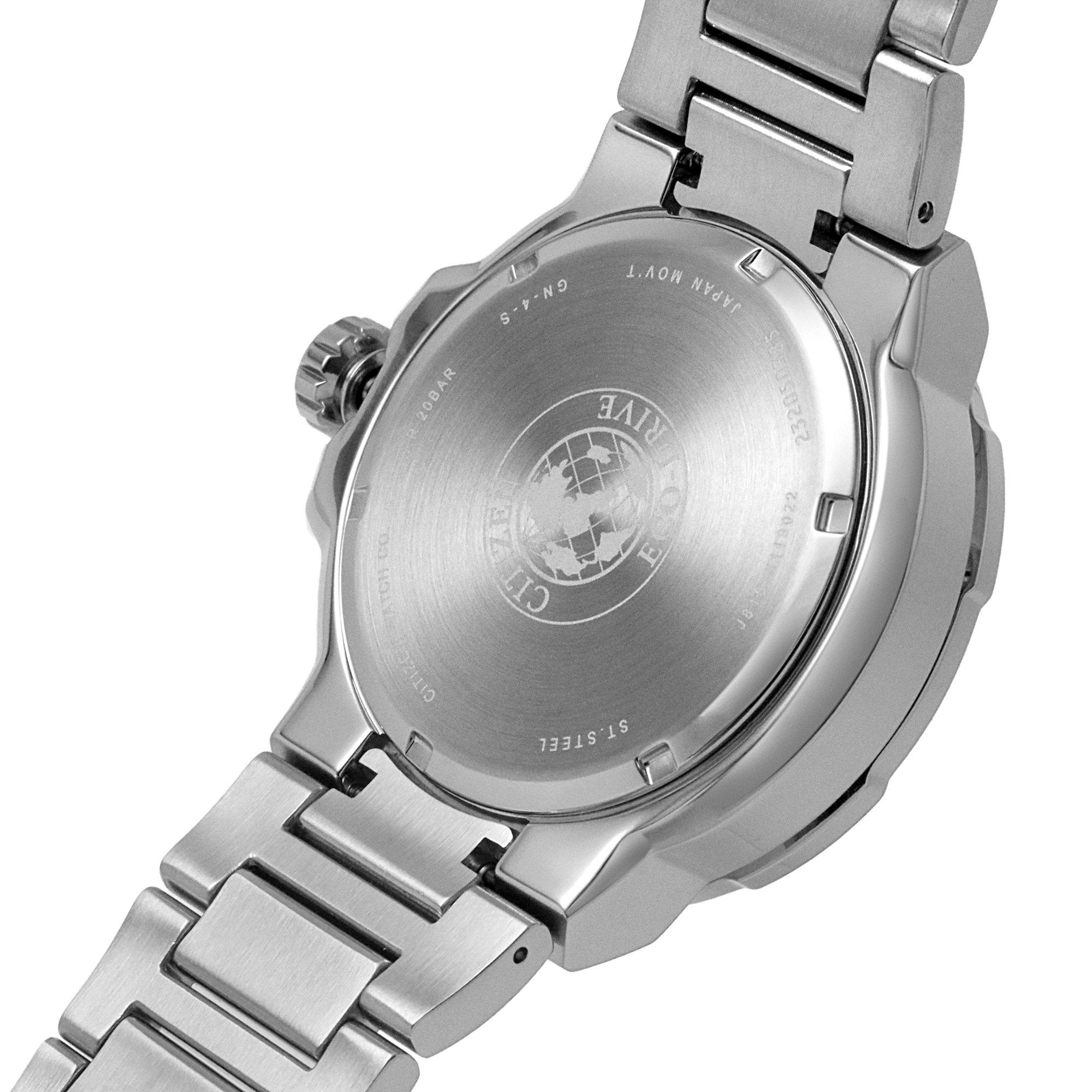 Slvr - Citizen - Endeavour Stainless Steel Classic Eco Drive Watch AW1428-53X - 6