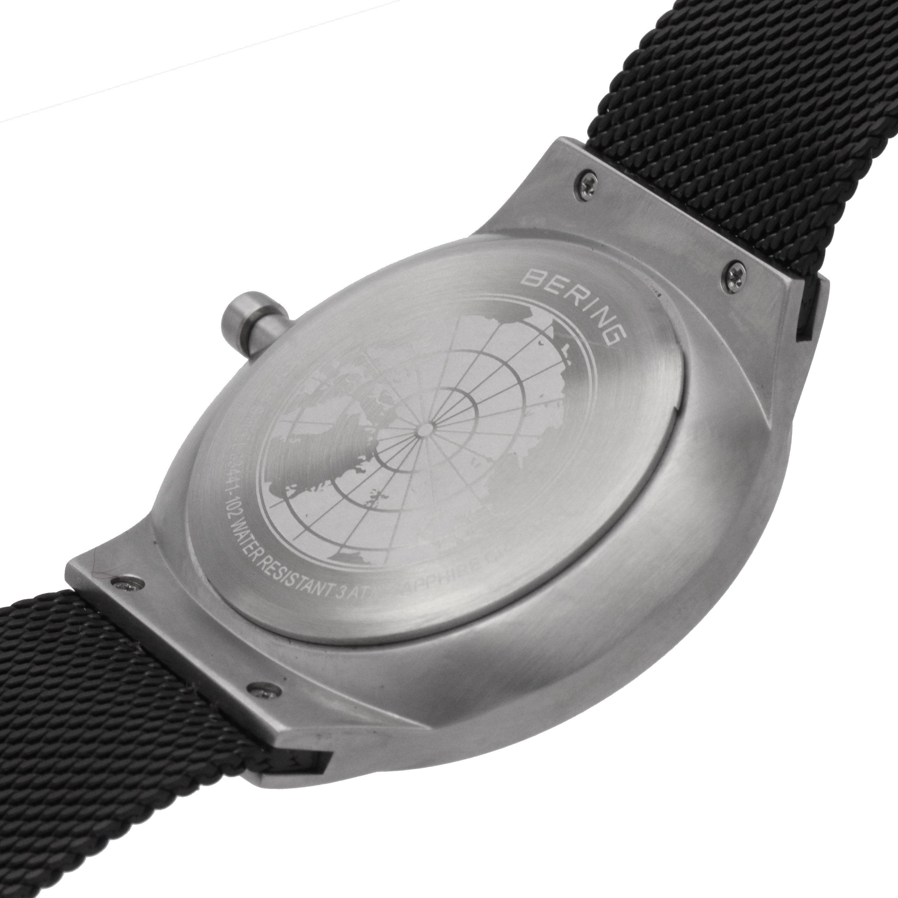 Slvr - Bering - Stainless Steel Classic Analogue Quartz Watch - 3