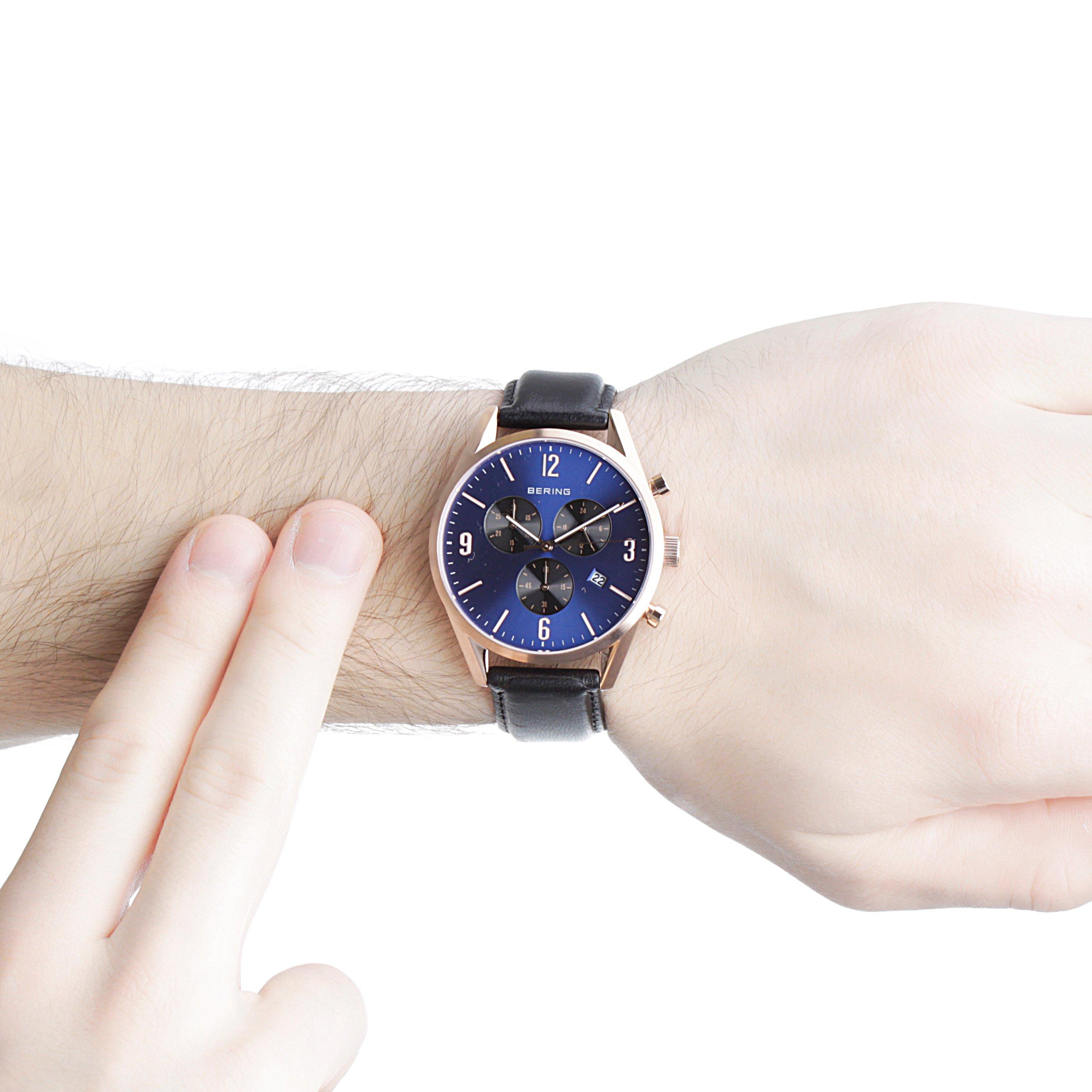 Slvr - Bering - Stainless Steel Classic Analogue Quartz Watch - 6