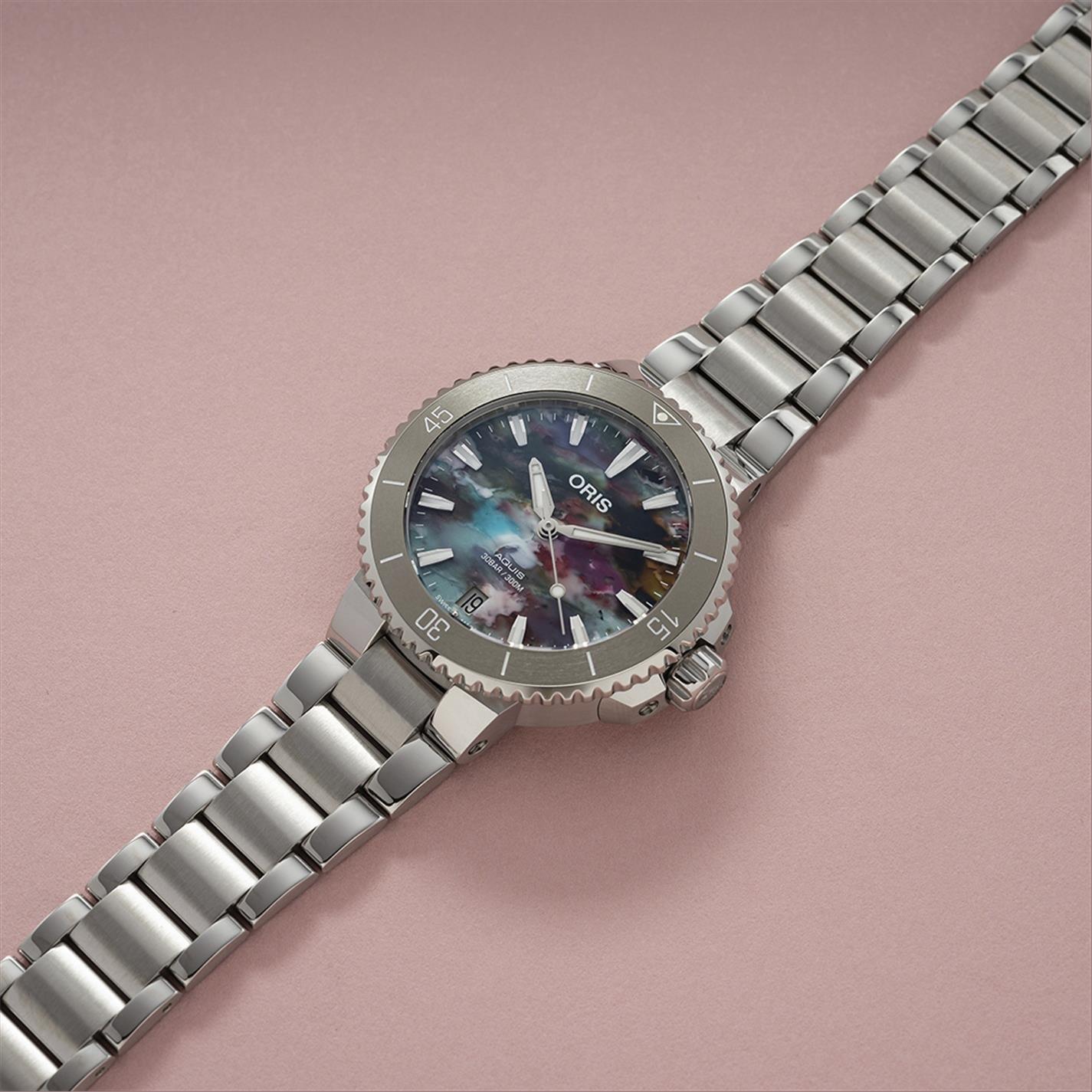 Slvr - Oris - Men's Date Analogue Quartz Watch - 4