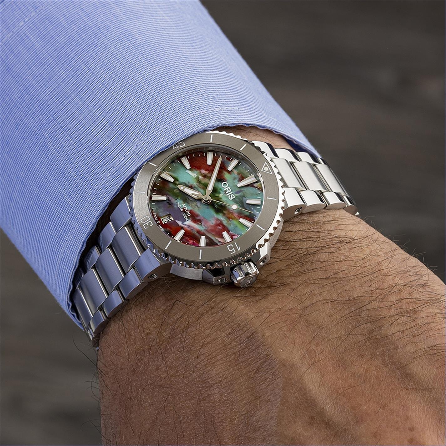 Slvr - Oris - Men's Date Analogue Quartz Watch - 6