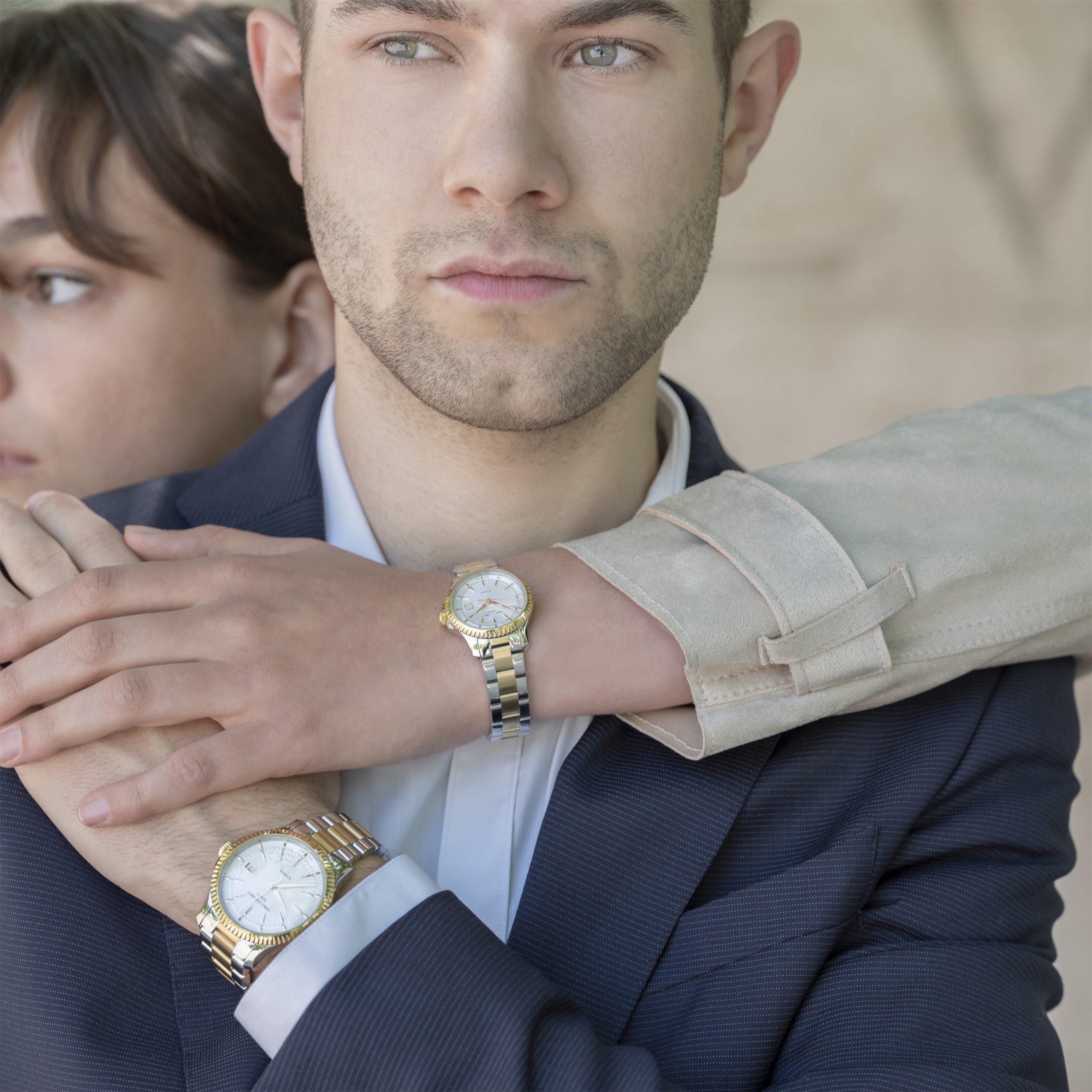 Tw-Tn Gld - Emile Chouriet - Stainless Steel Luxury Analogue Watch - 2