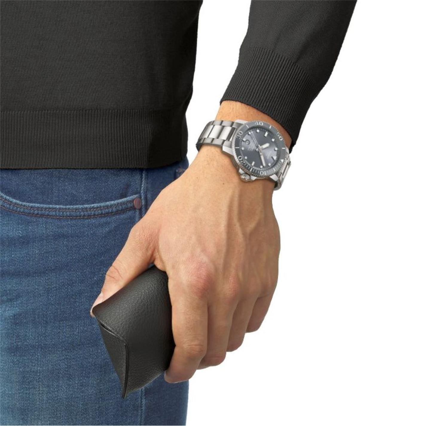 Grey/Steel - Tissot - Men's Analogue Quartz Watch - 4