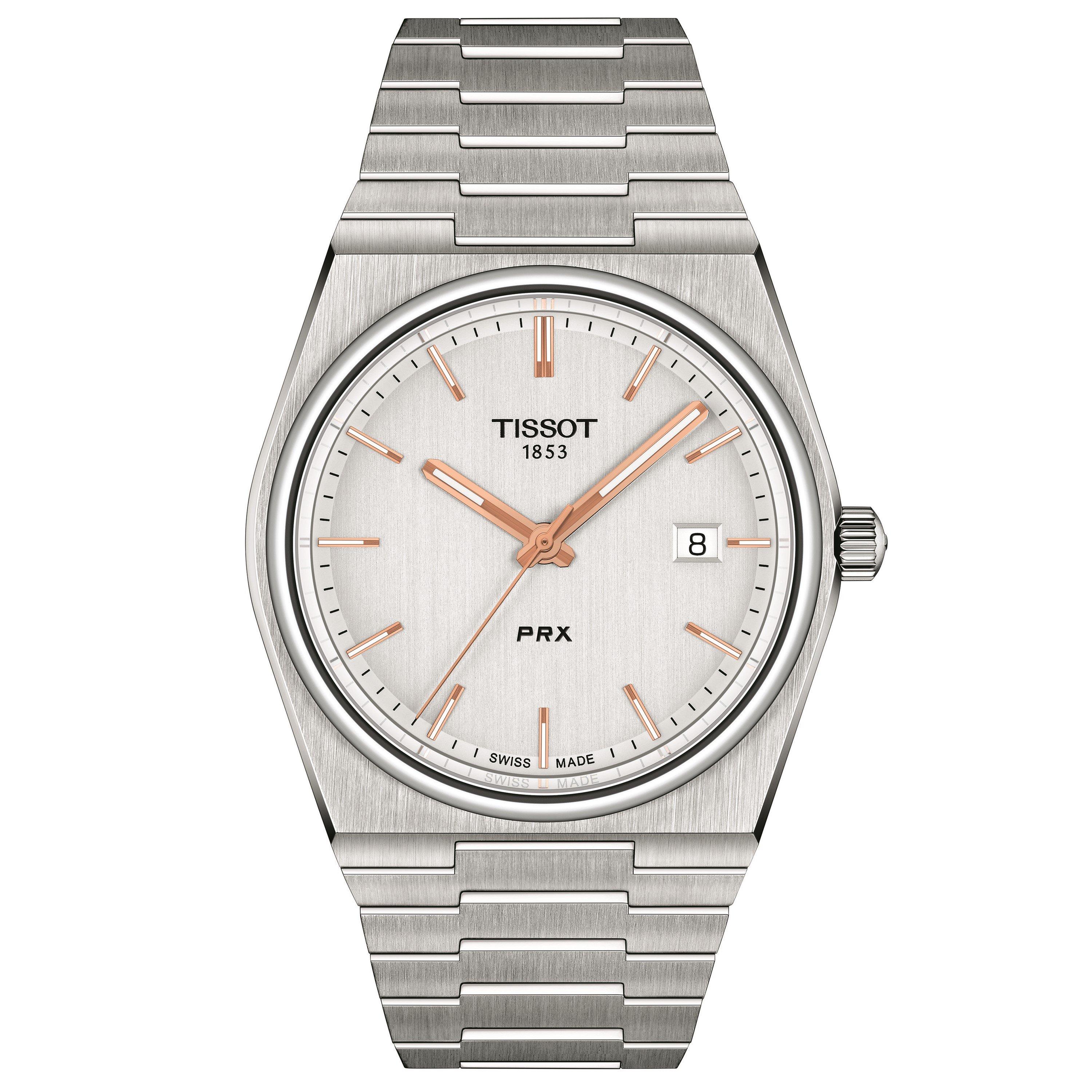 Silver/Steel - Tissot - Men's Analogue Quartz Watch - 1