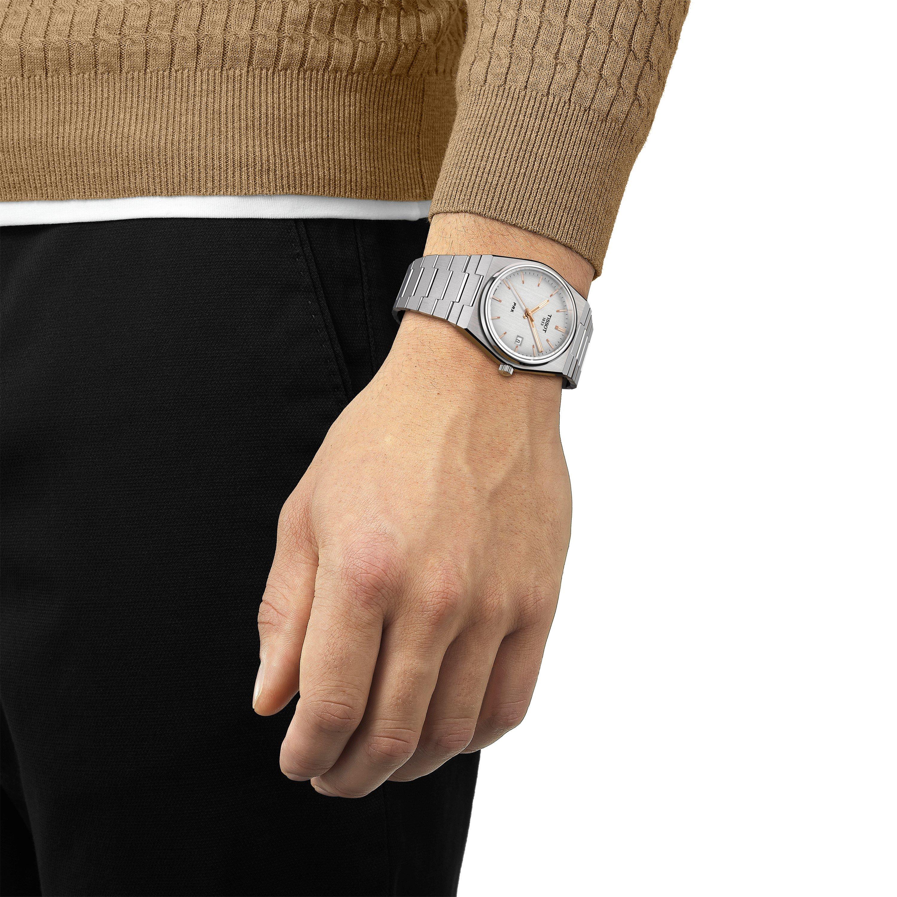 Silver/Steel - Tissot - Men's Analogue Quartz Watch - 4