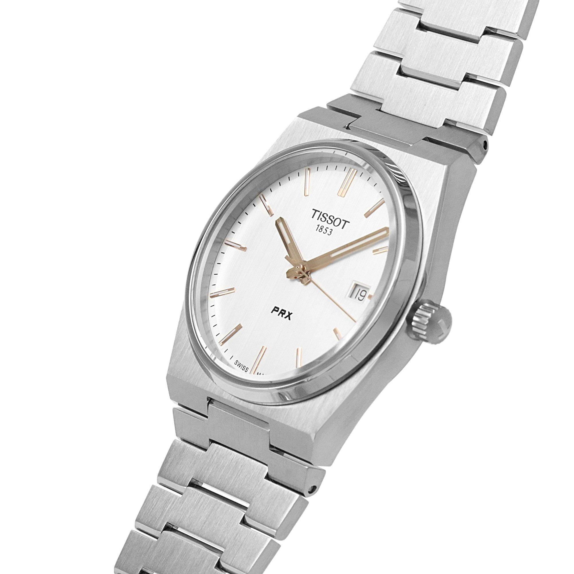 Silver/Steel - Tissot - Men's Analogue Quartz Watch - 7