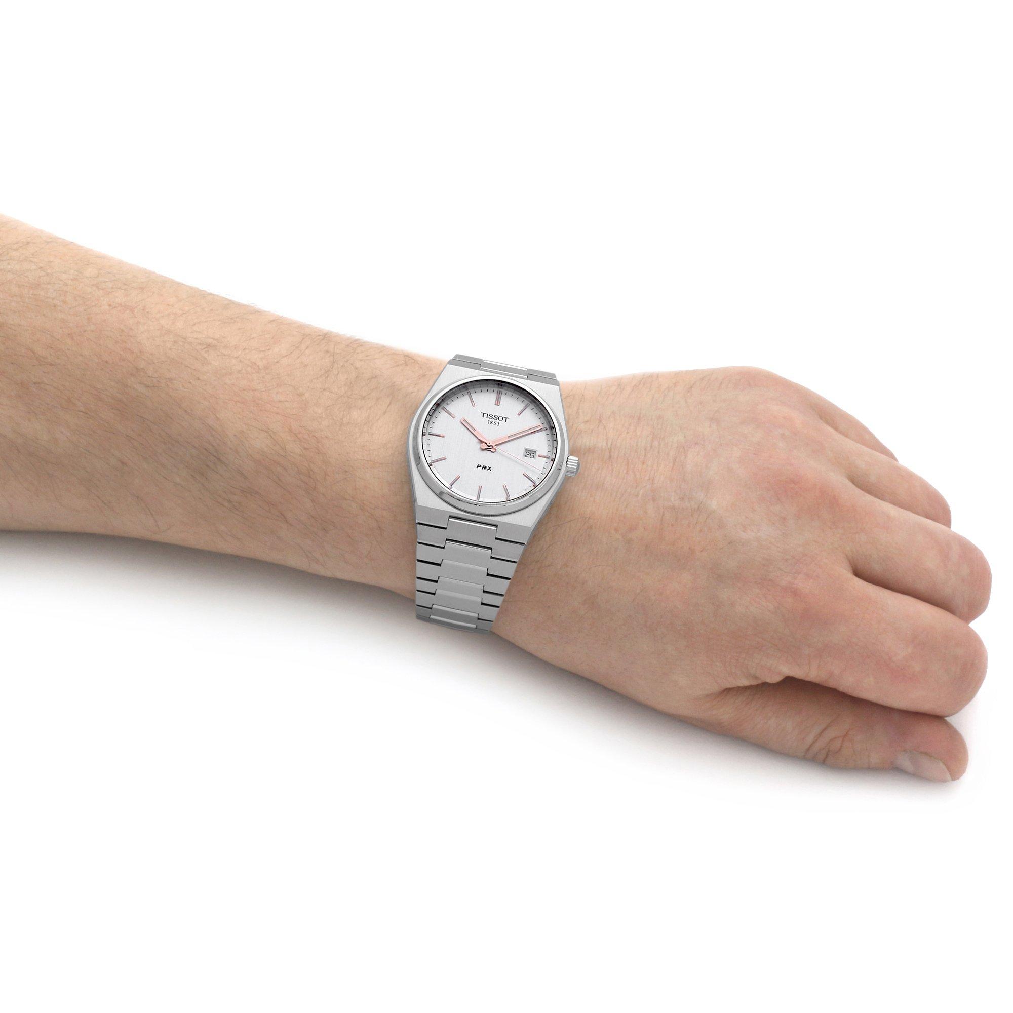 Silver/Steel - Tissot - Men's Analogue Quartz Watch - 8