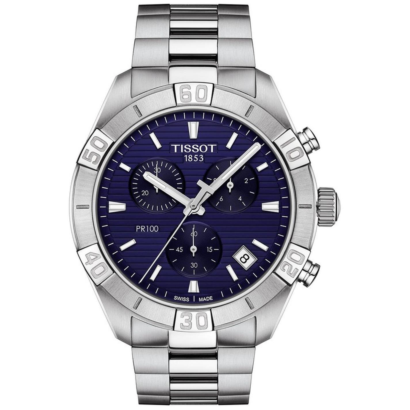 Blue/Steel - Tissot - Pr 100 Sport Watch - 1