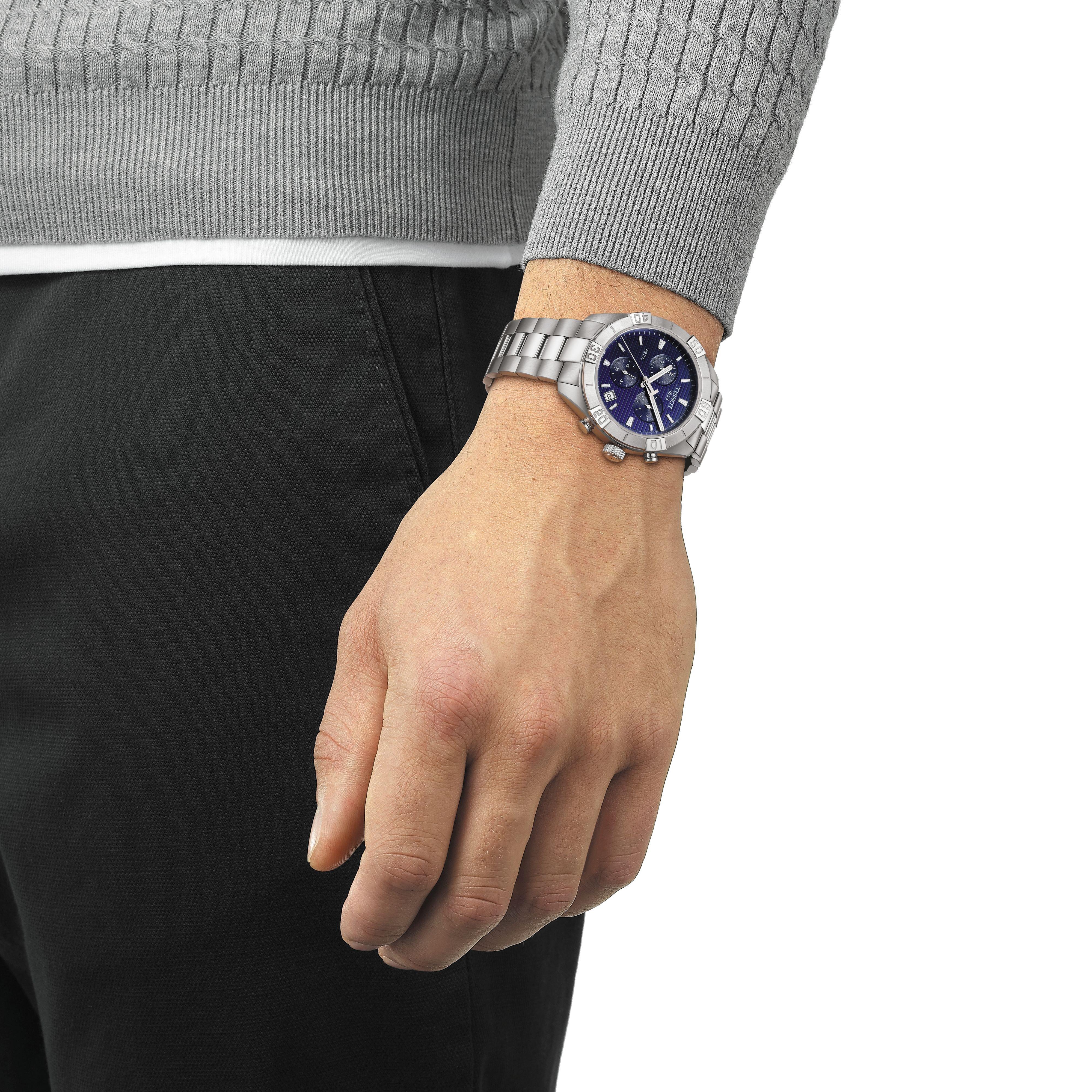 Blue/Steel - Tissot - Pr 100 Sport Watch - 2
