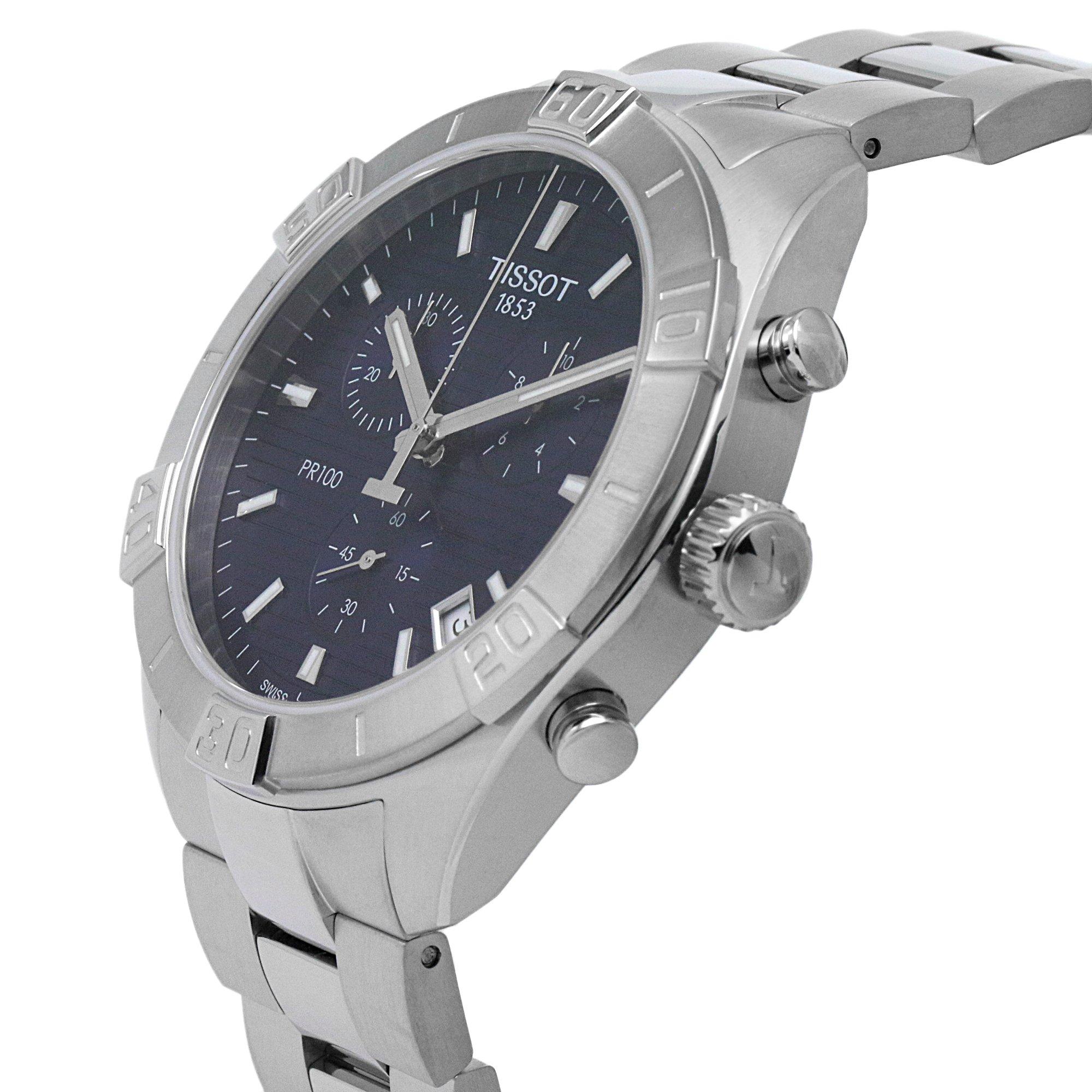 Blue/Steel - Tissot - Pr 100 Sport Watch - 4