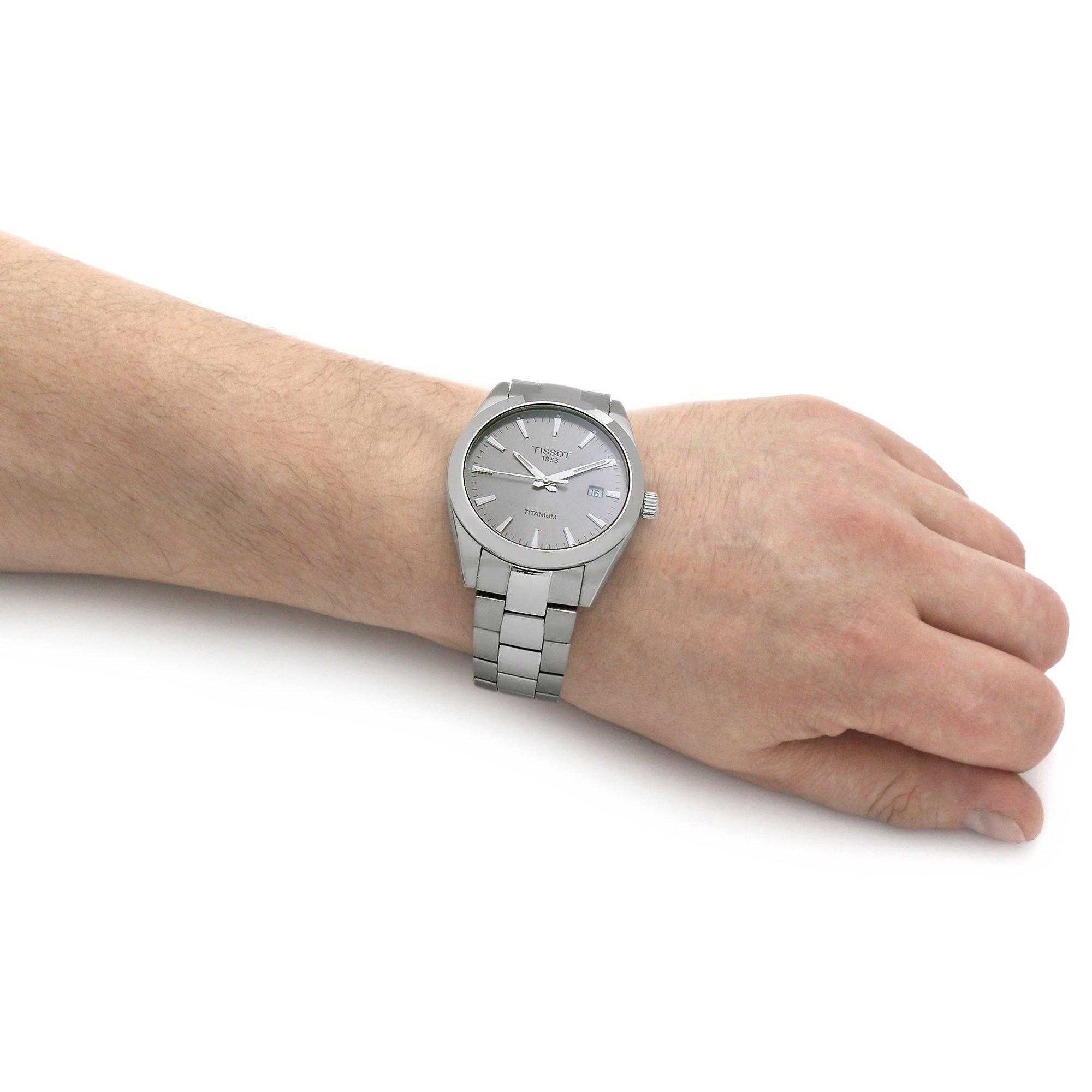 Blue Dial - Tissot - Men's Analogue Quartz Watch - 5