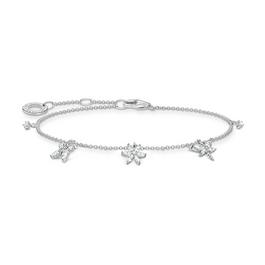 Thomas Sabo Zirconia Flower Dragongly and Butterfly Bracelet