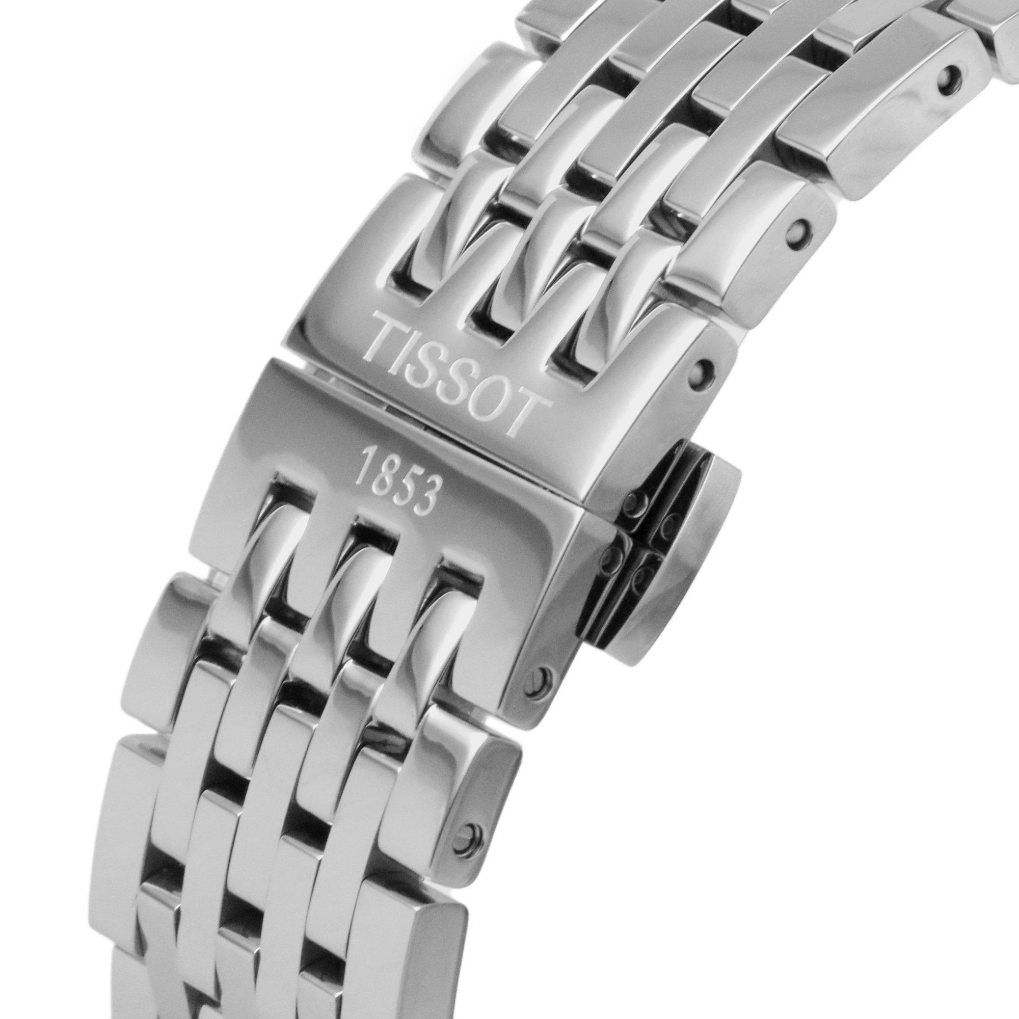 Black/Steel - Tissot - Men's Analogue Automatic Watch - 4