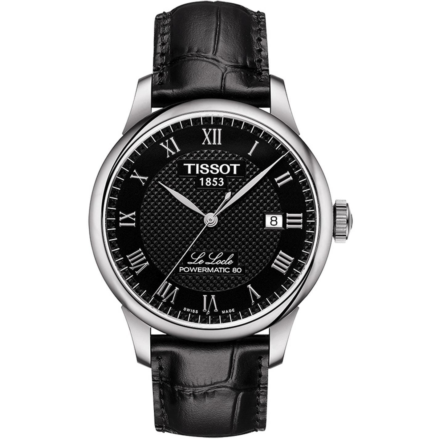 Black/Black - Tissot - Men's Le Locle Auto Analogue Watches - 1