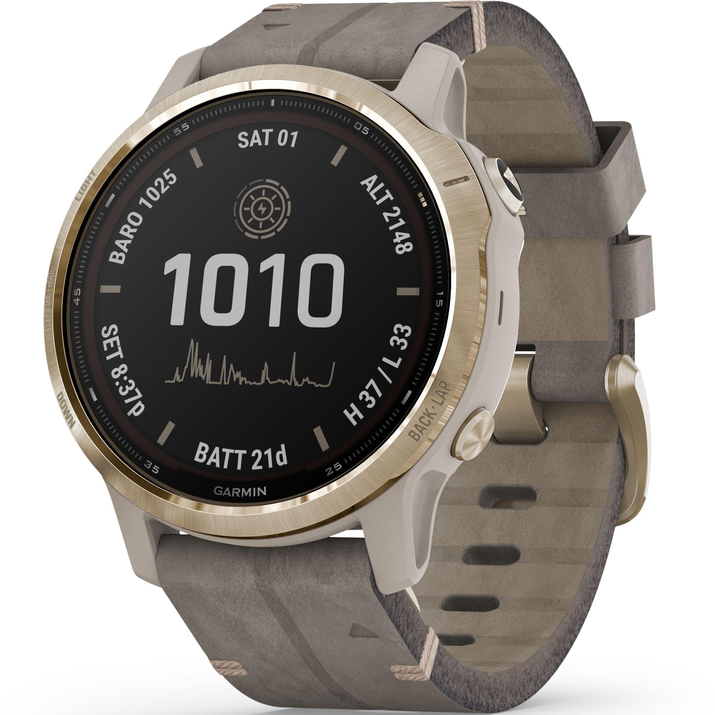 Garmin 6S Pro Solar Plastic/resin Smart Touch Watch Relógios