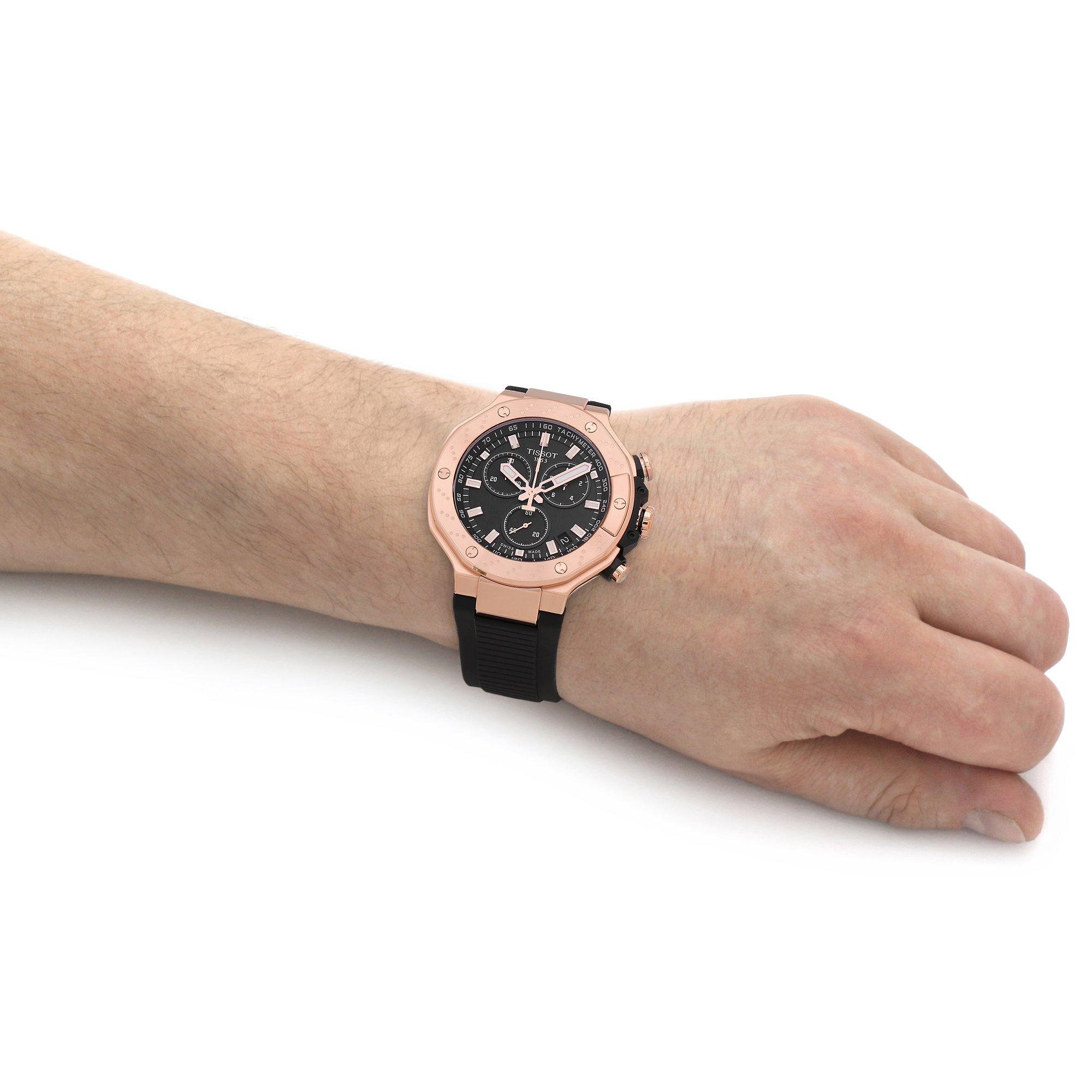 Black/Black - Tissot - Men's Analogue Quartz Watch - 5