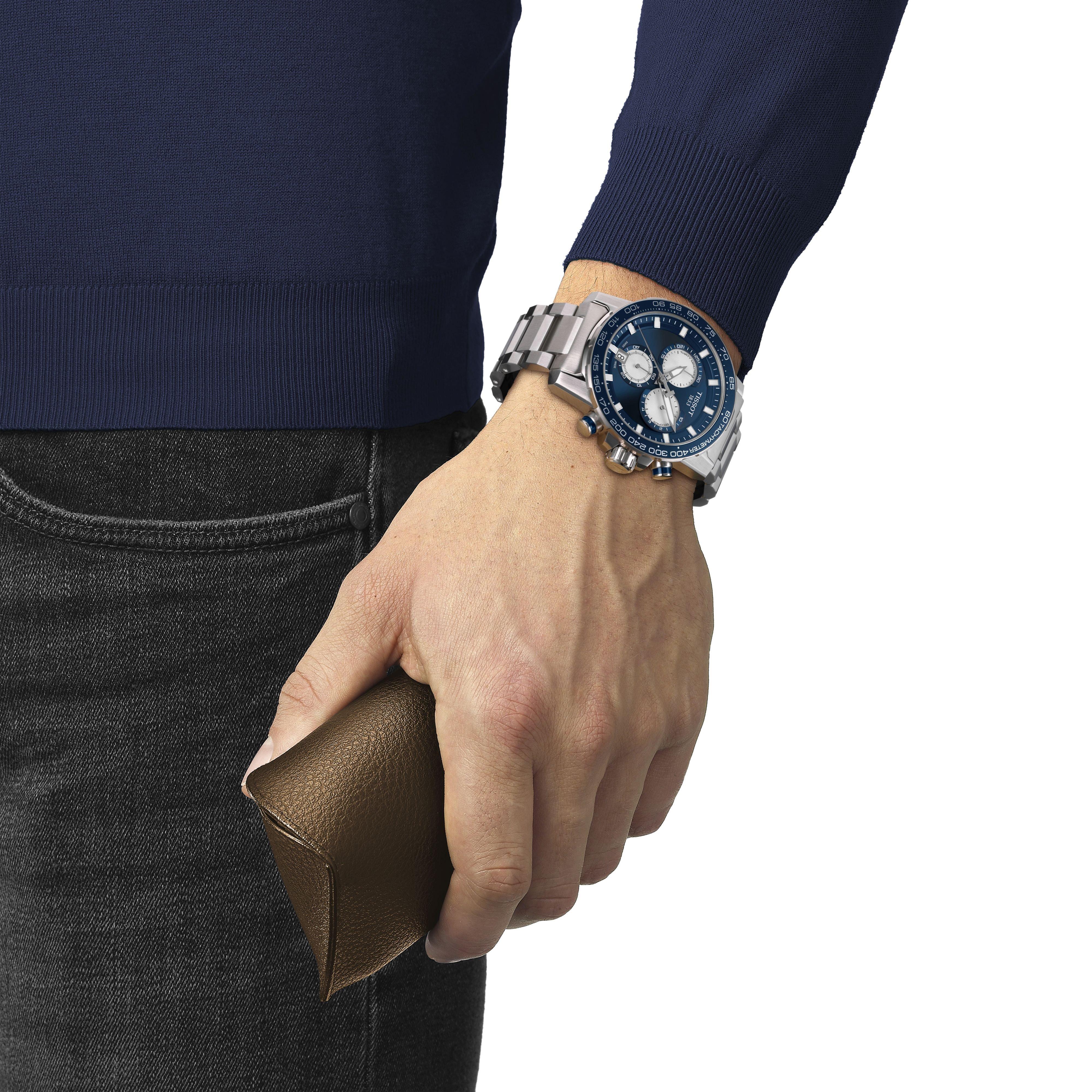 Blue/Steel - Tissot - Men's Analogue Quartz Watch - 4