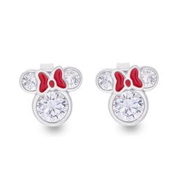 Disney Mickey and Minnie Sterling Silver Fashion Earrings