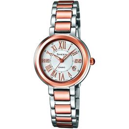 Casio Sheen Plated Stainless Steel Classic Quartz Watch