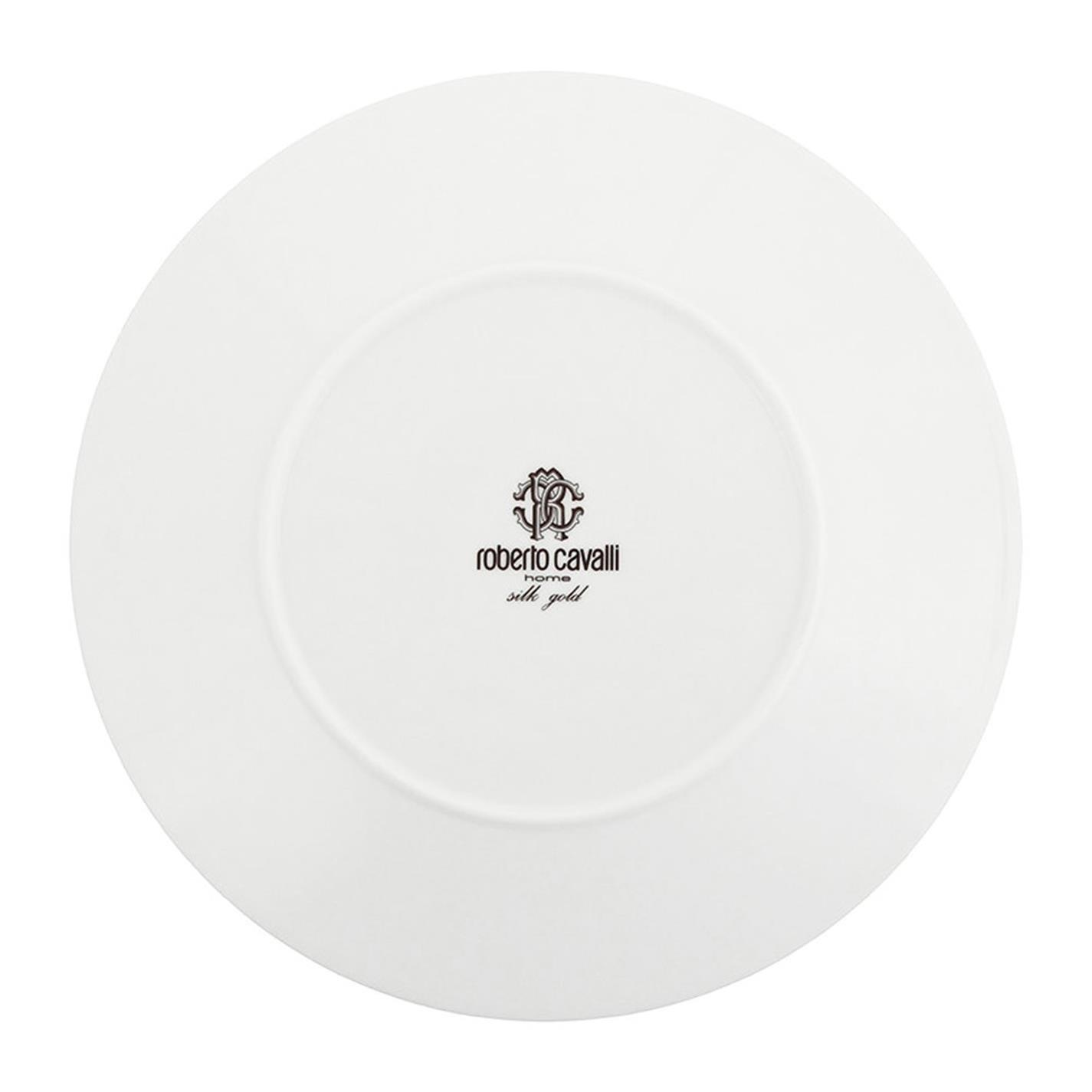 Gold - Roberto Cavalli Home - Silk Gold Dinner Plates - Set of 6 - 2