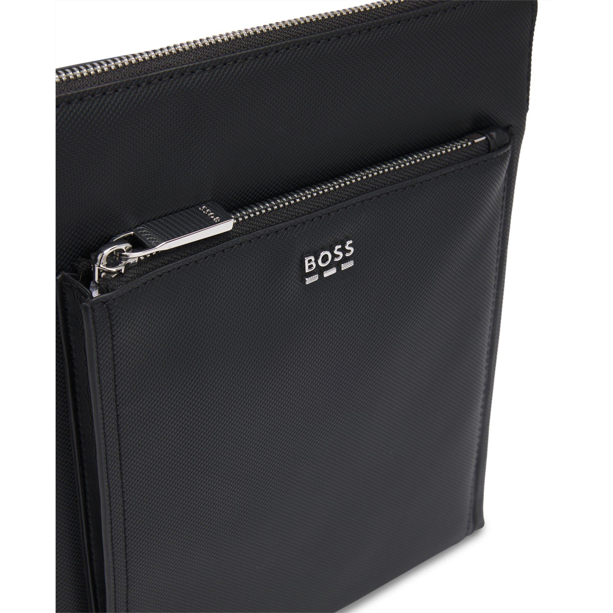 Black 001 - Boss - Men's Jinko Envelope Cross Body Bag - 5