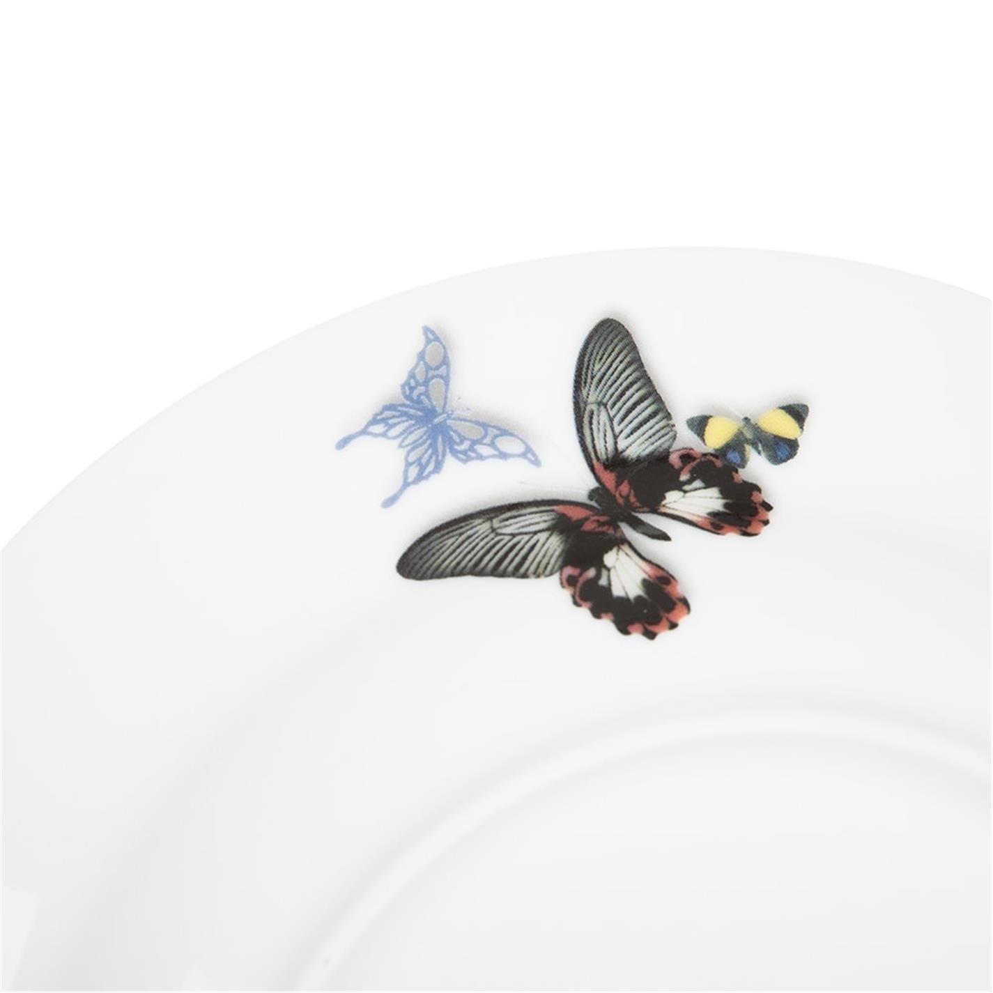 White/Black - Christian Lacroix - Sol Y Sombra Soup Plate - Set of 4 - 3