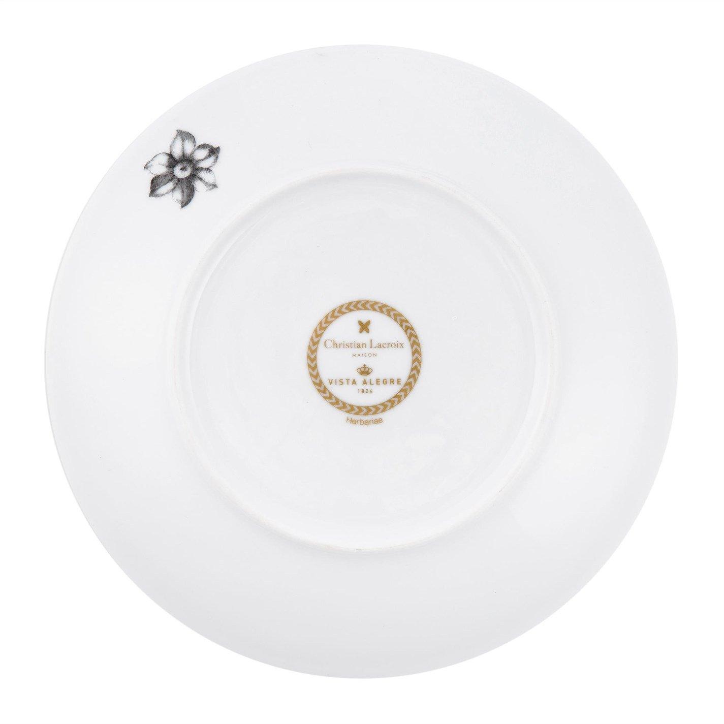 White - Christian Lacroix - ChristianLacroix Herbariae Dessert Plate - Set Of 4 - 3