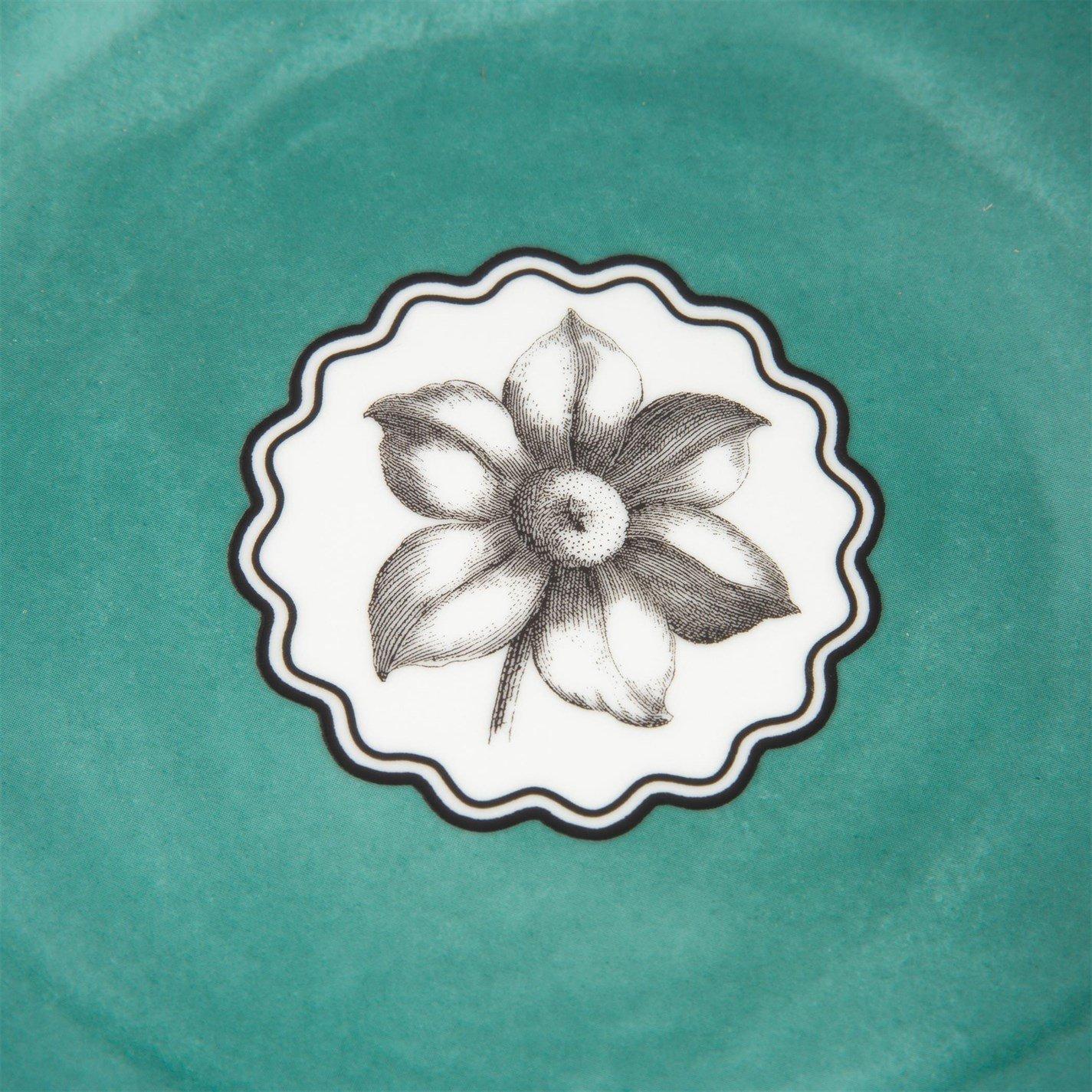 Peacock - Christian Lacroix - ChristianLacroix Herbariae Dessert Plate - Set Of 4 - 5