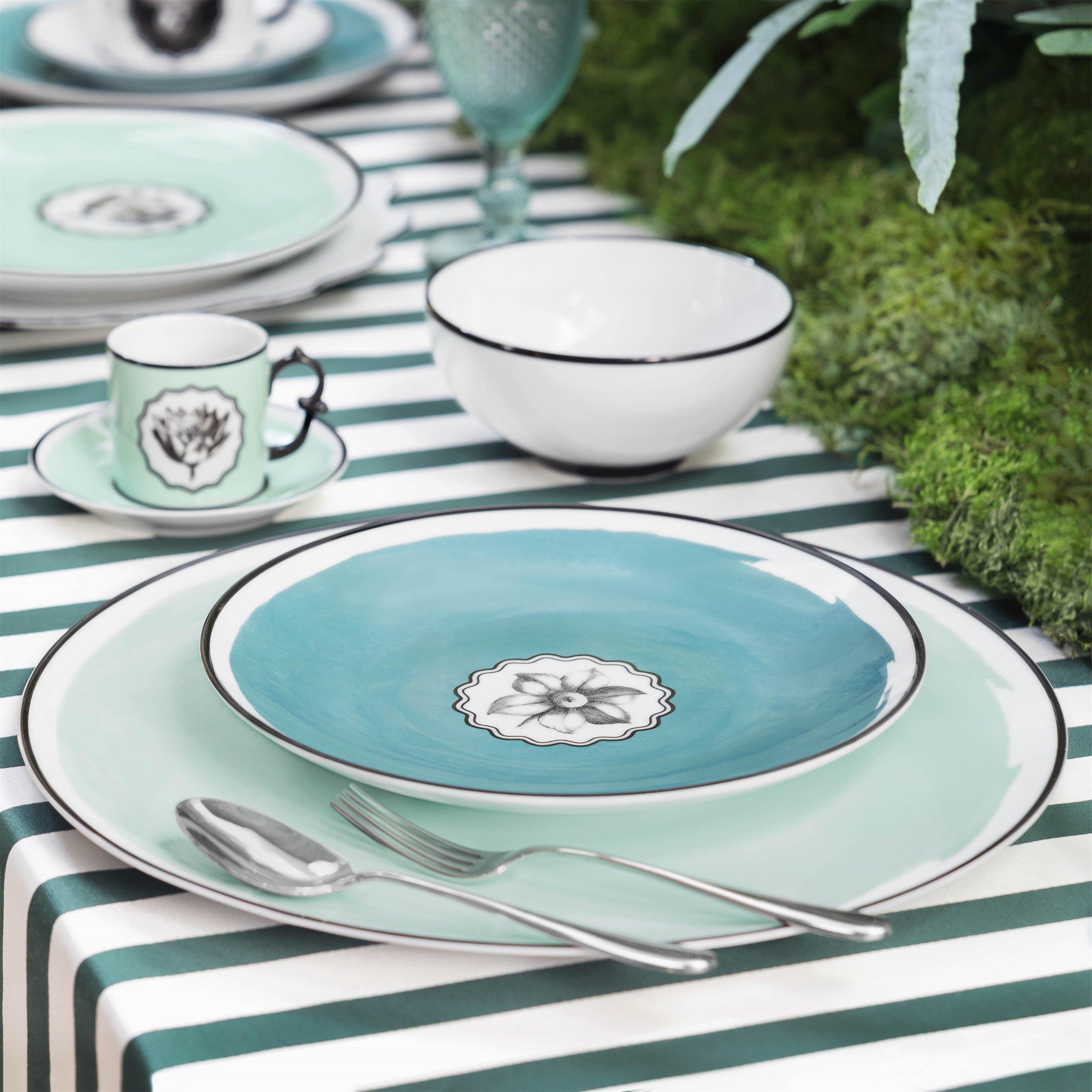 Peacock - Christian Lacroix - ChristianLacroix Herbariae Dessert Plate - Set Of 4 - 8