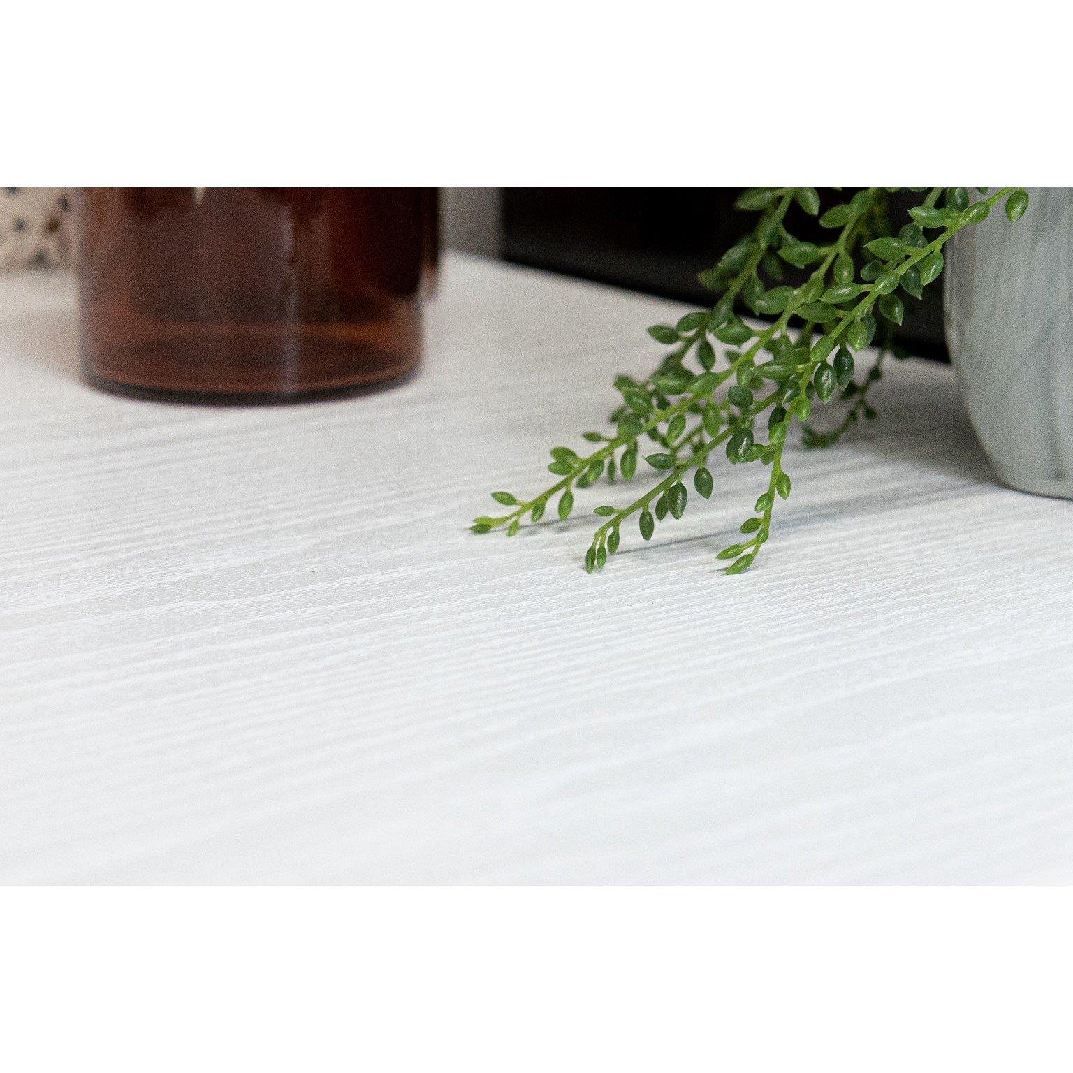 White - D C Fix - dc fix Whitewood Self Adhesive Vinyl Pack 3 - 2