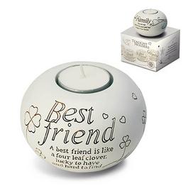 Said With Sentiment 7301 - Best Friend Tea Light Holder