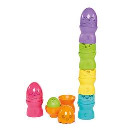 Tomy GAME HIDE And SQUEAK EGG STACKERS