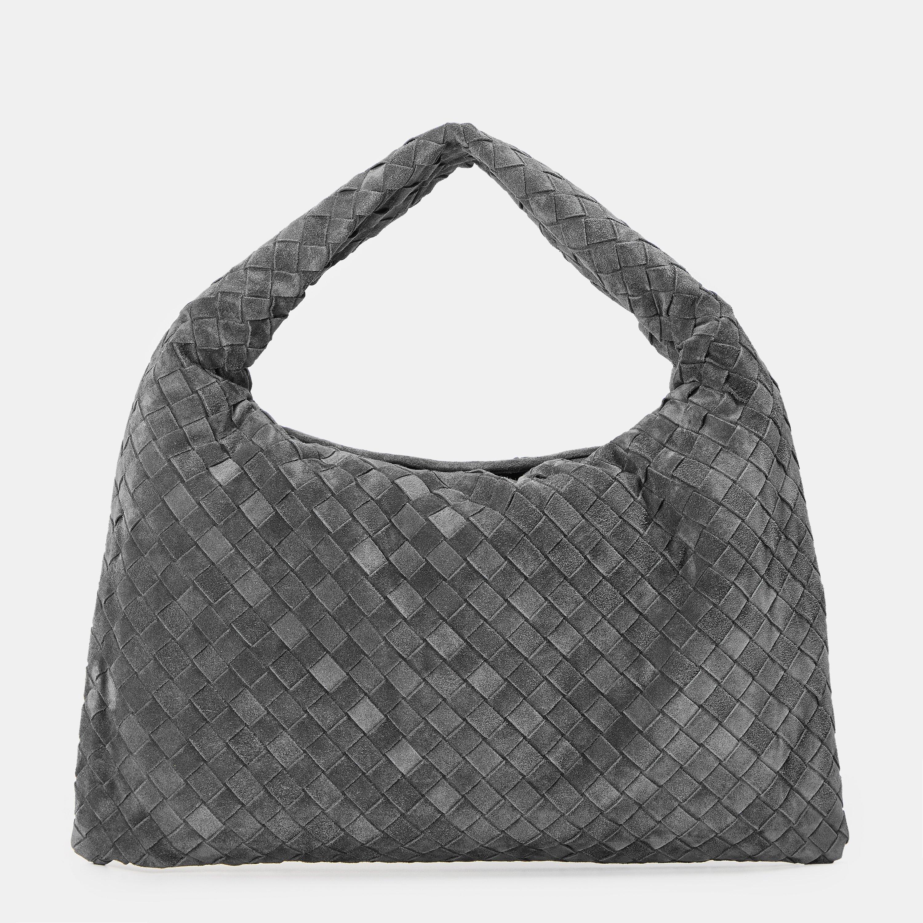 Bottega Veneta Womens Small Hop - Graphite