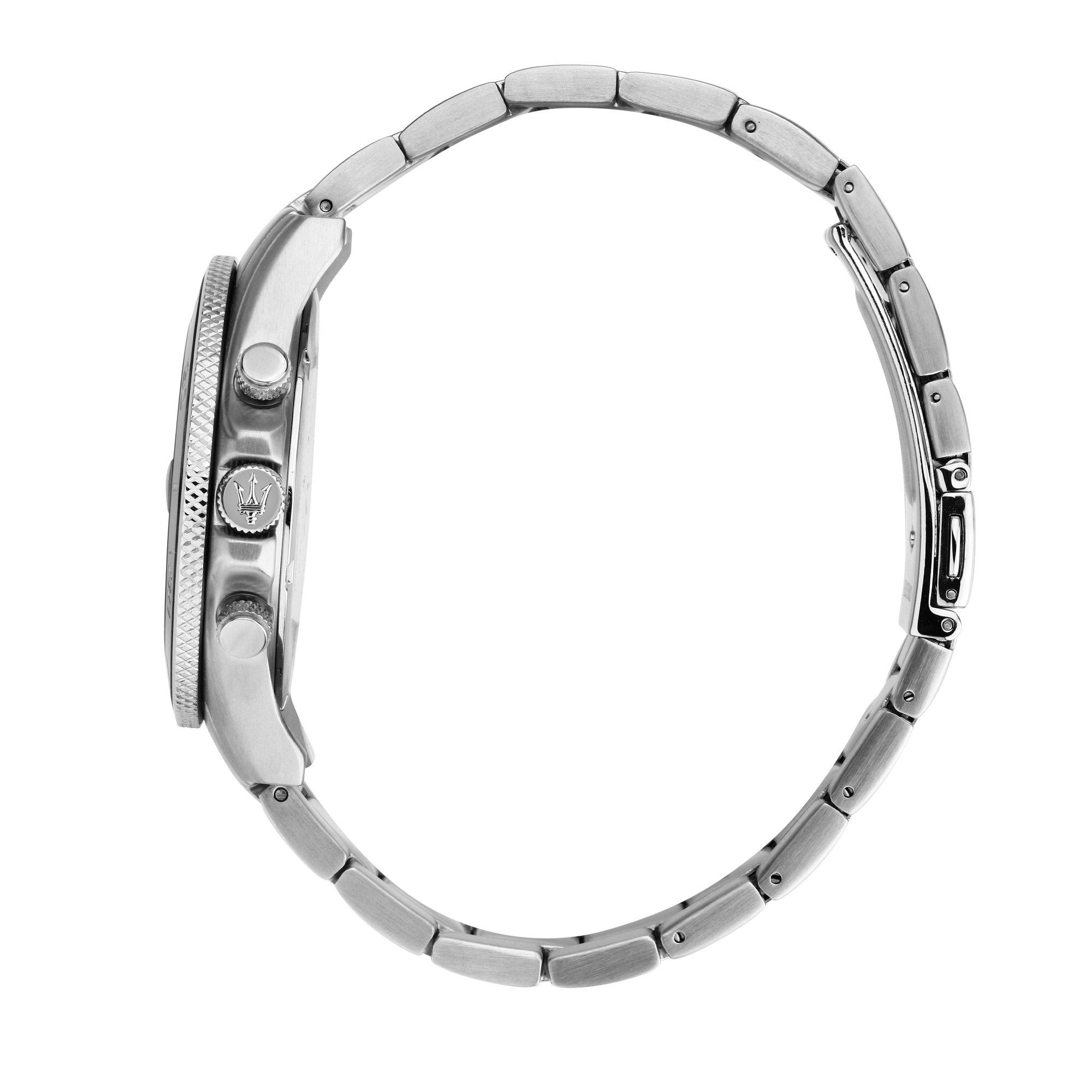 Green/Silver - Maserati - Men's Analogue Quartz Watch - 2