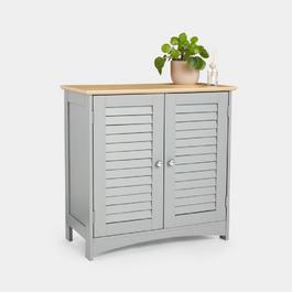 VonHaus VonHaus  Shrewsbury Grey 2 Door Towel Cabinet