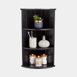 VonHaus VonHaus  Shrewsbury Black Corner Shelf