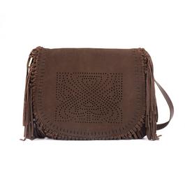 Biba Suede Fringe Shoulder Bag