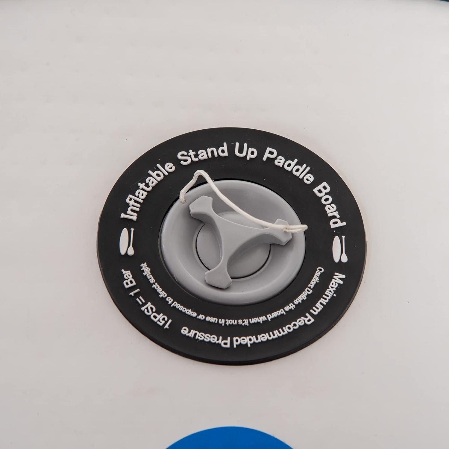 Blue - Outsunny - 10.6 32 Inflatable StandUp Paddle Board - 8