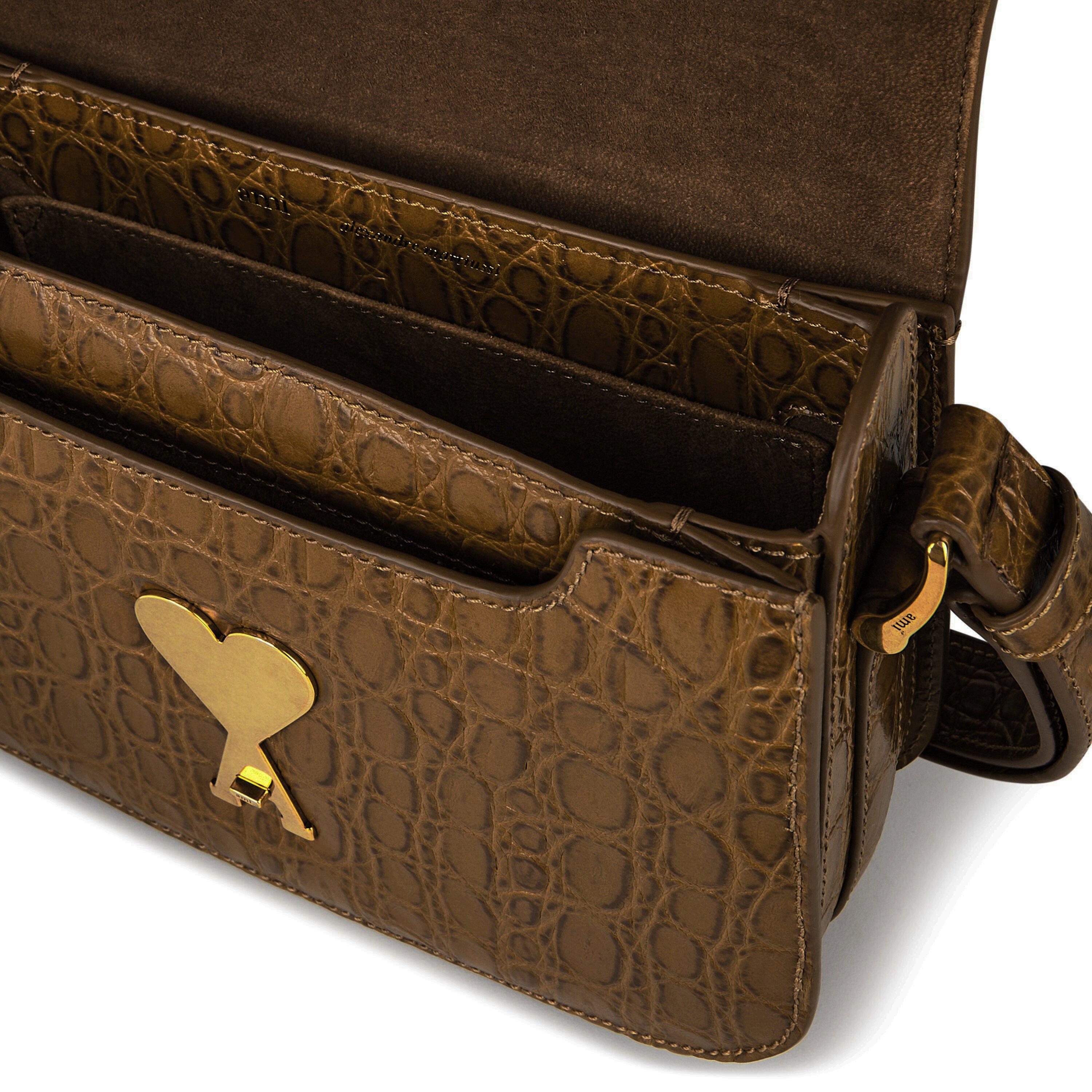 Bronze/298 - Ami Paris - Paris Shoulder Bag - 9