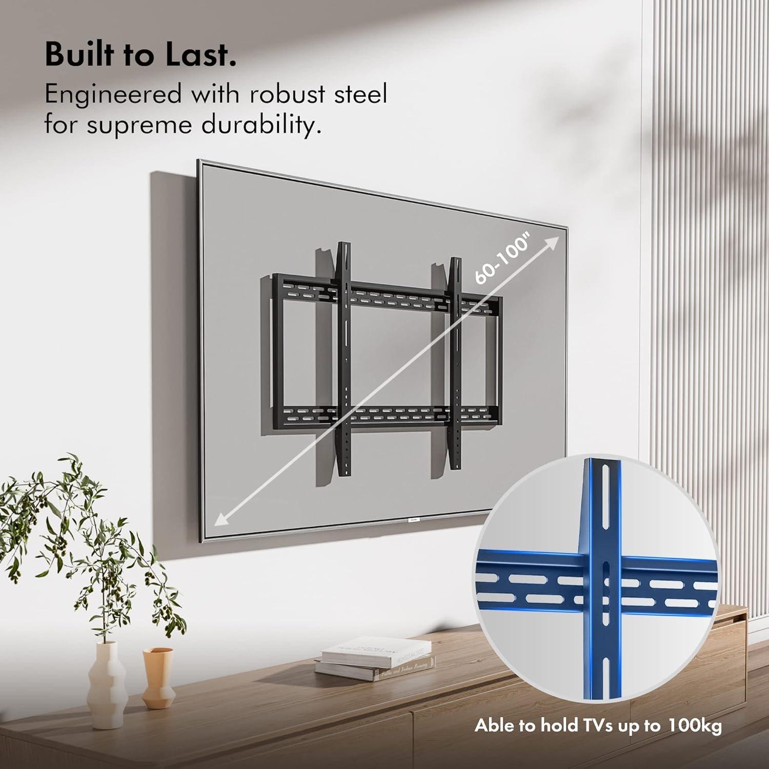 Black - VonHaus - VonHaus - 26-55  Tilt TV bracket - 2