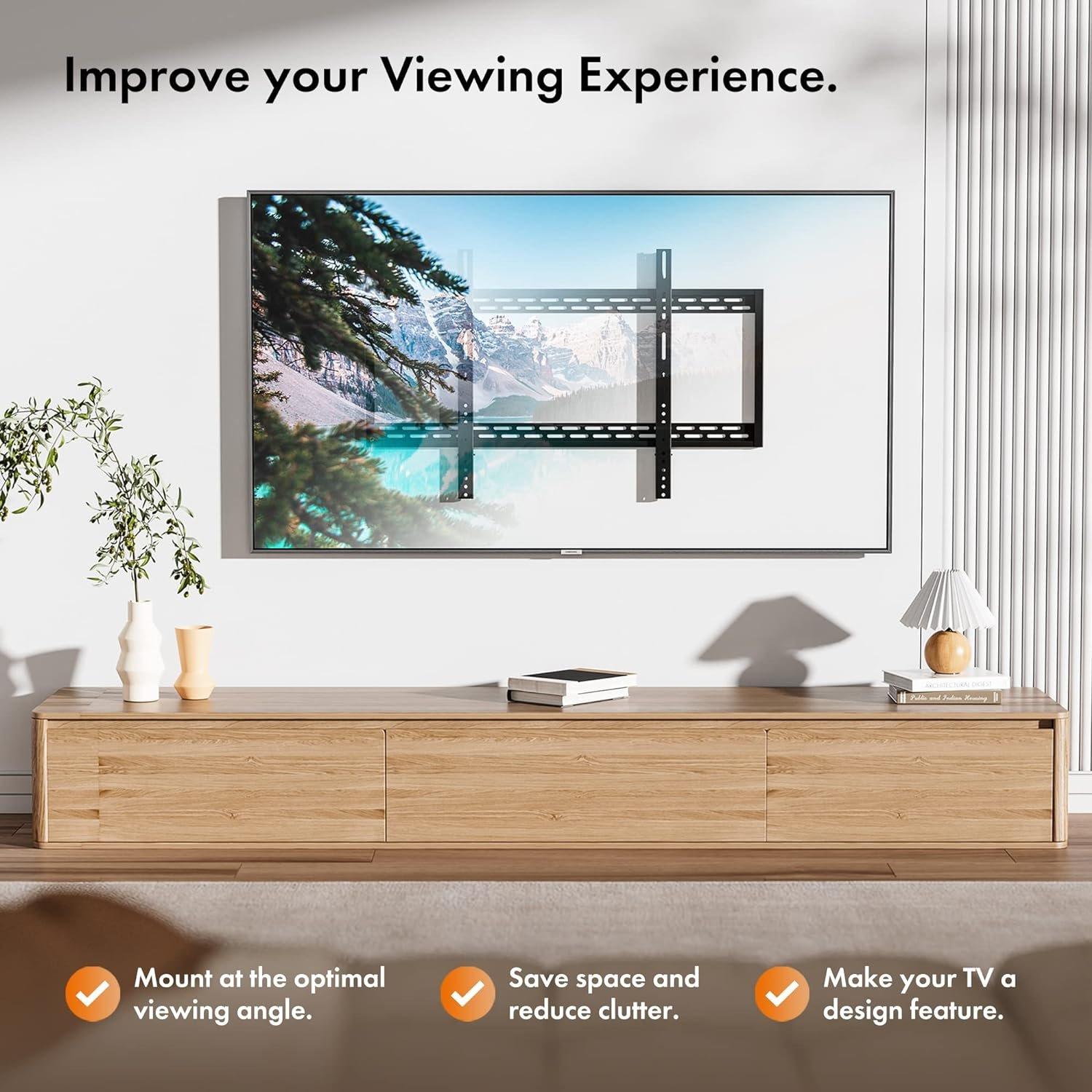 Black - VonHaus - VonHaus - 26-55  Tilt TV bracket - 6