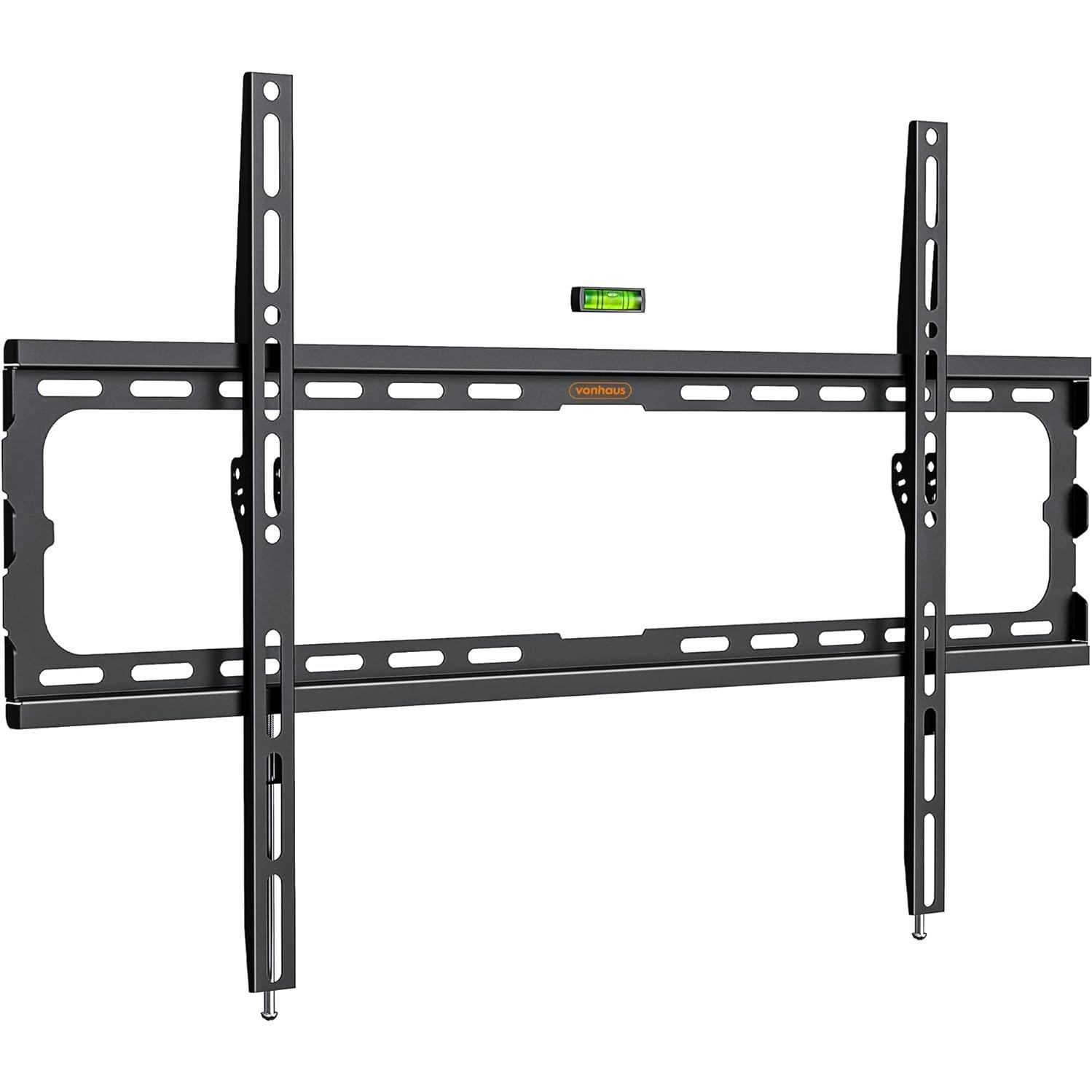 Vonhaus  - 37-80 Flat-To-Wall Tv Bracket - Black