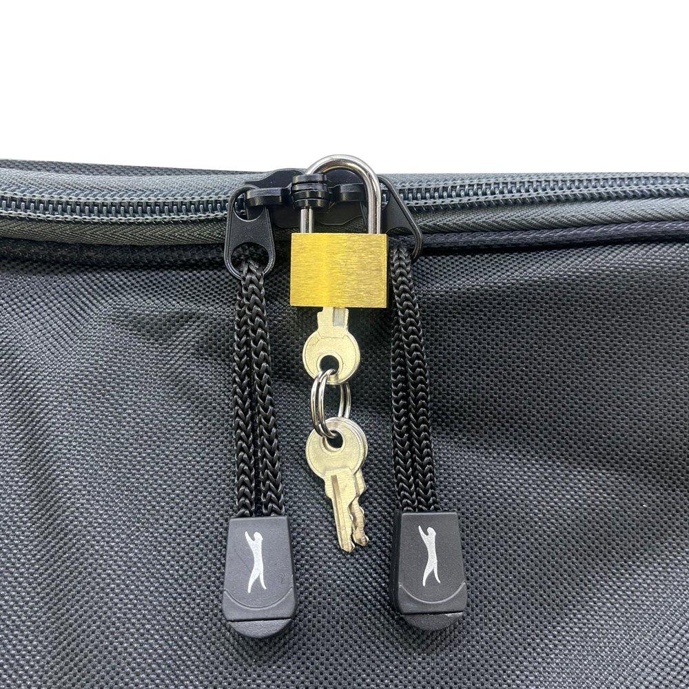 Zwart - Slazenger - Golf Travel Bag - 6