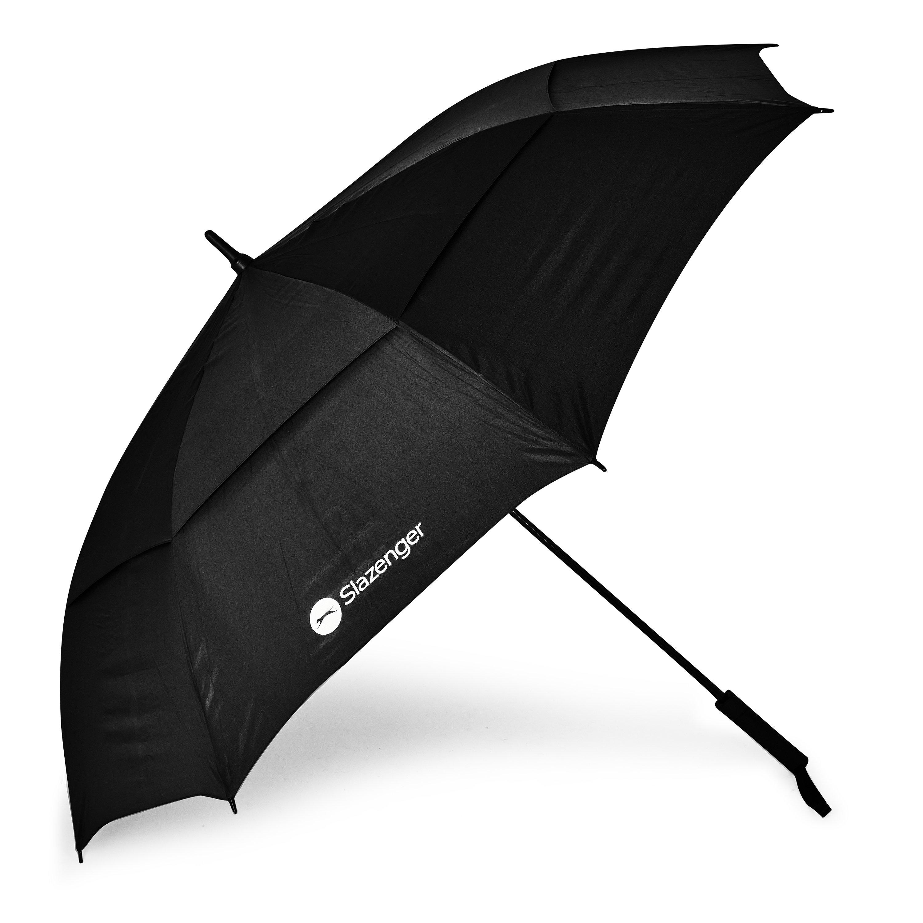 Black - Slazenger - Double Canopy Umbrella - 1